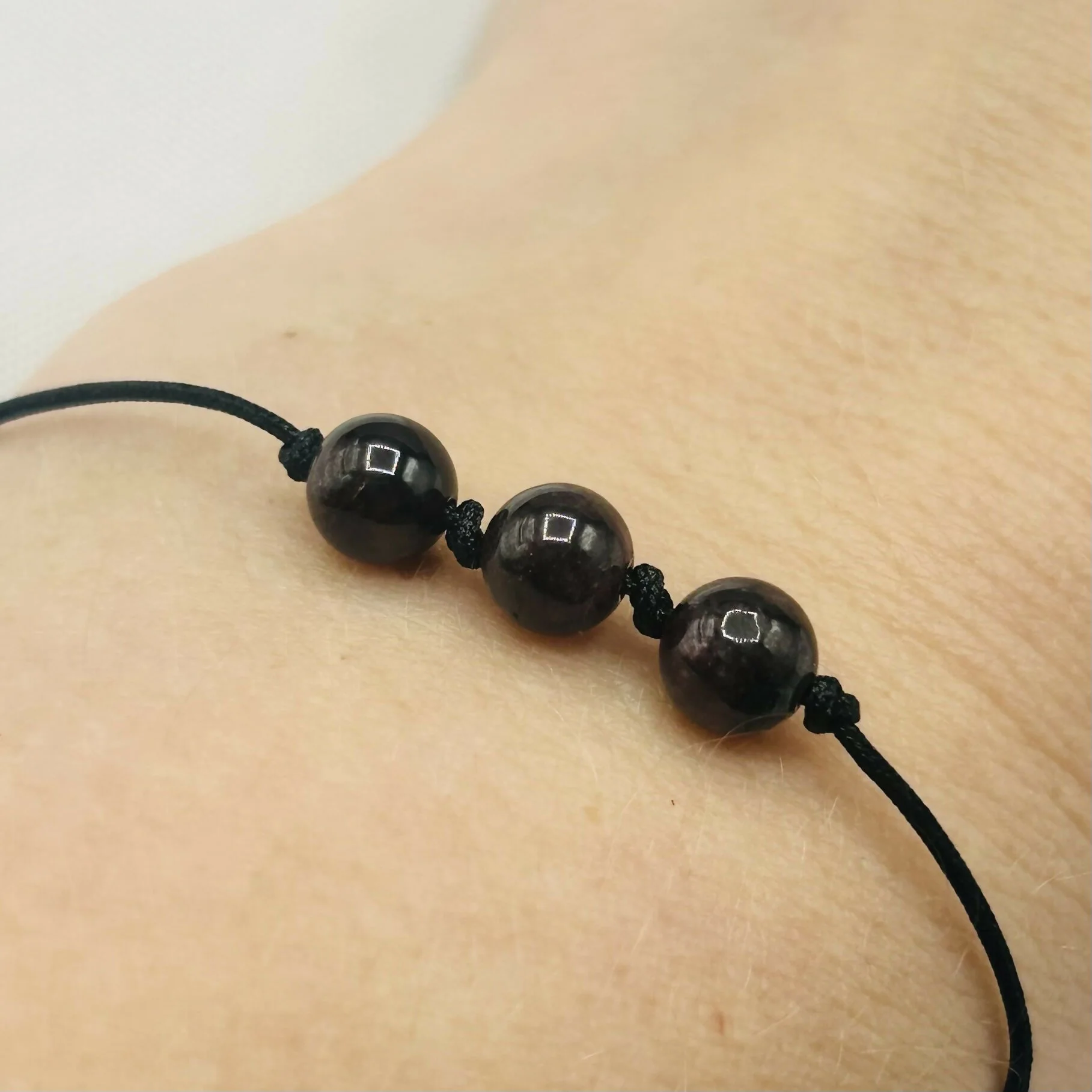 Gemstone Trio Cord Bracelet – Adjustable & Intentional Jewellery - Image 21