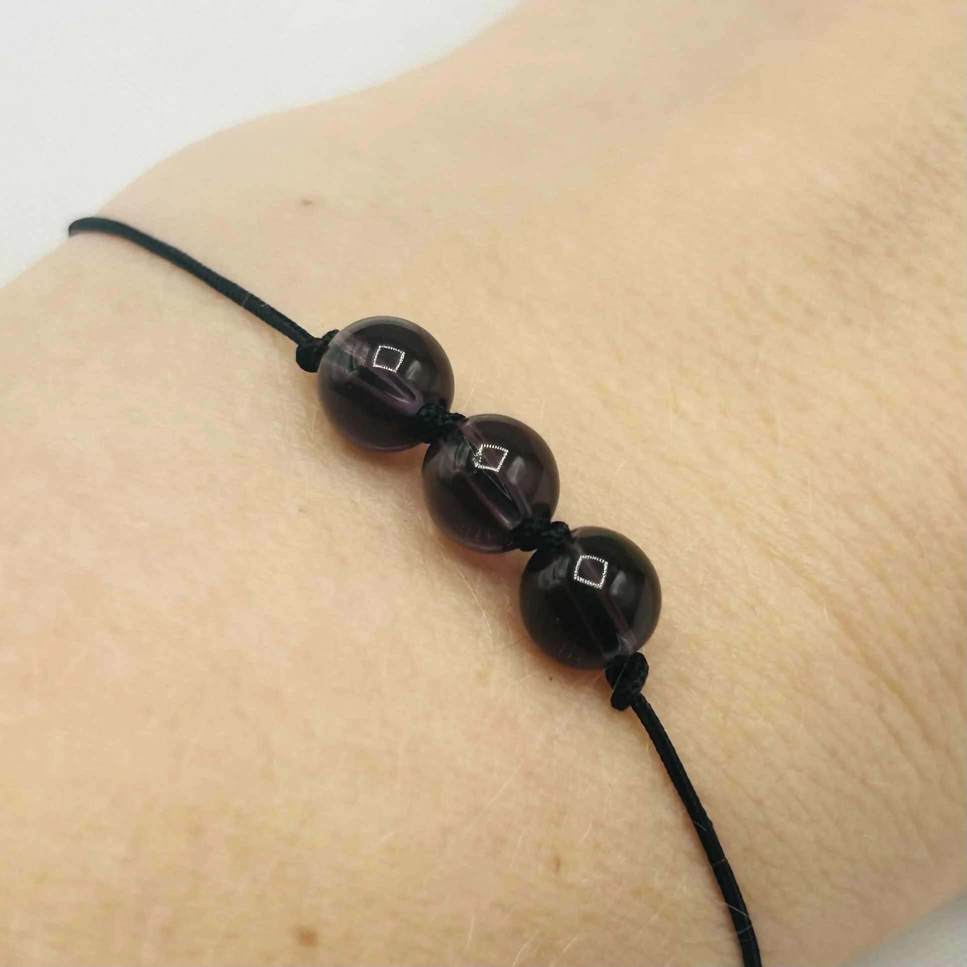 Gemstone Trio Cord Bracelet – Adjustable & Intentional Jewellery - Image 23