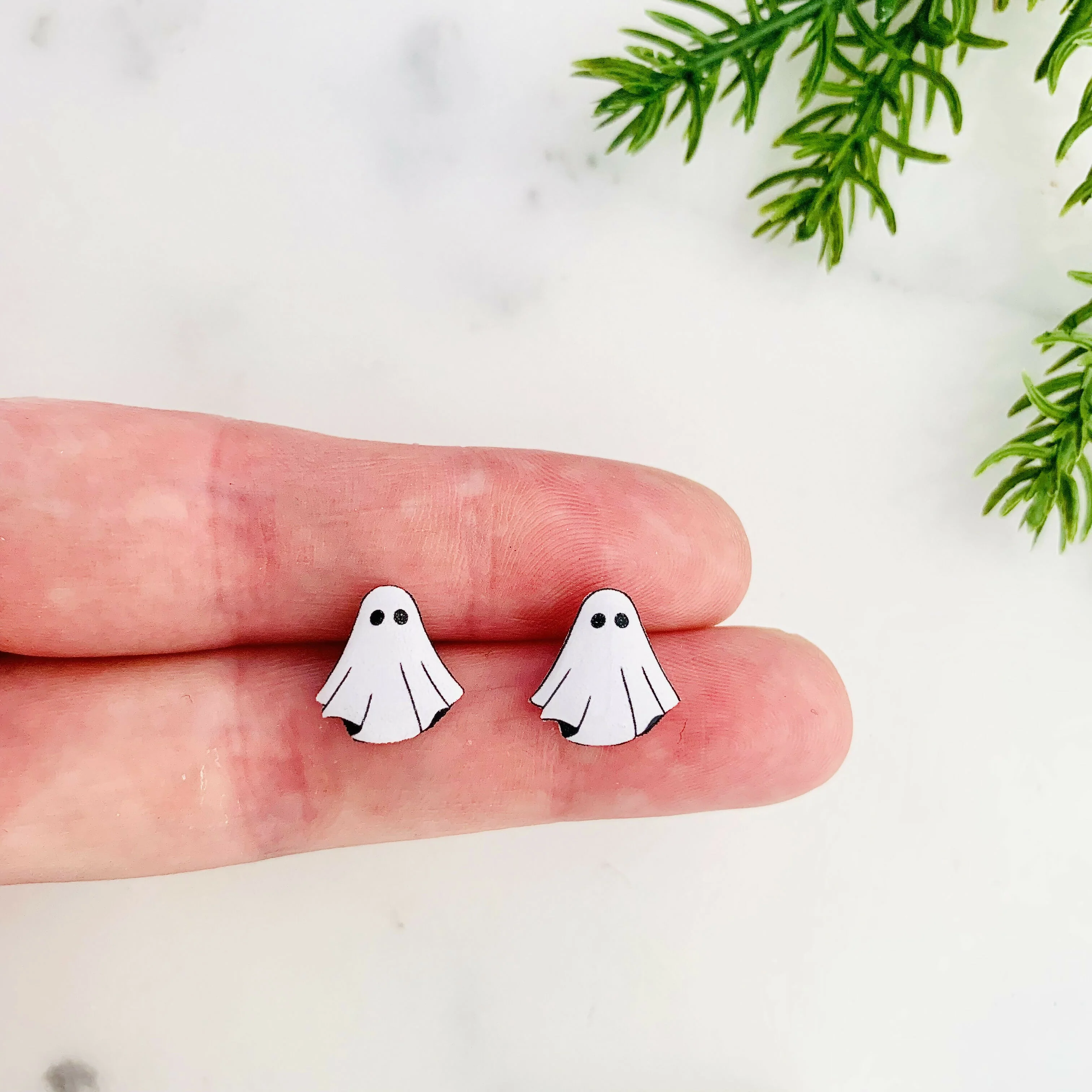 Ghost 2 Stud Earrings - Image 5