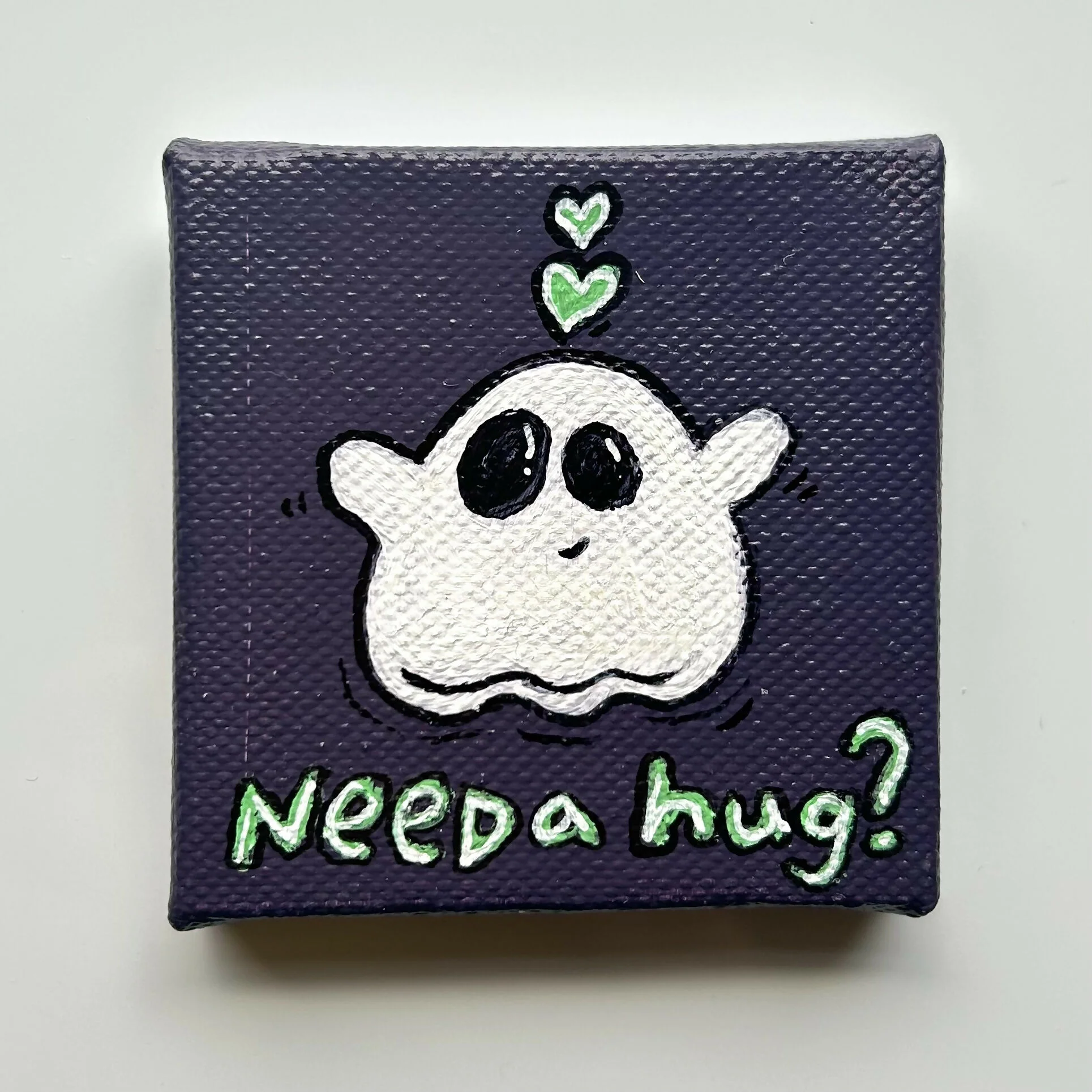 Ghosts Mini Canvases Original Artwork - Image 2
