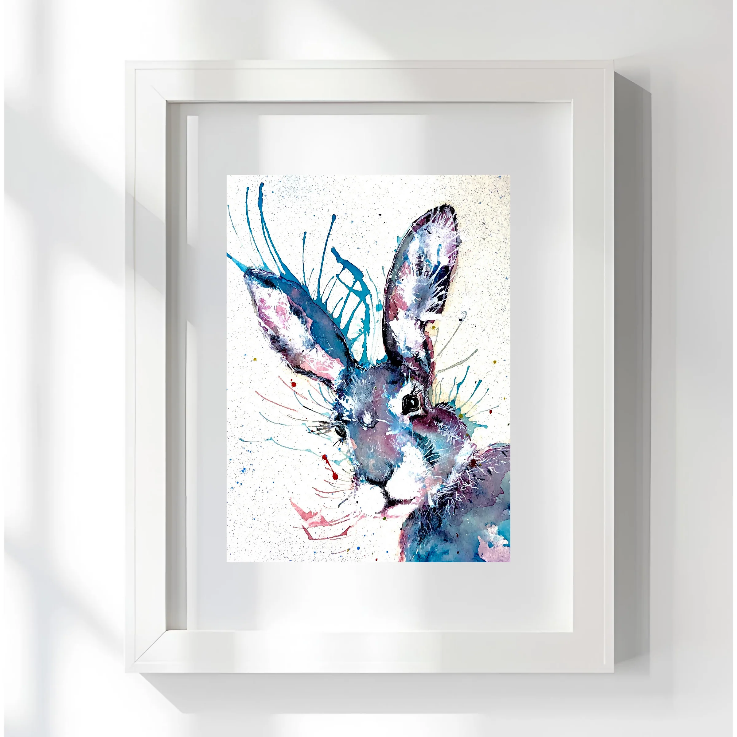GICLÉE FINE ART PRINT OF ZAPPY THE HARE - Image 4