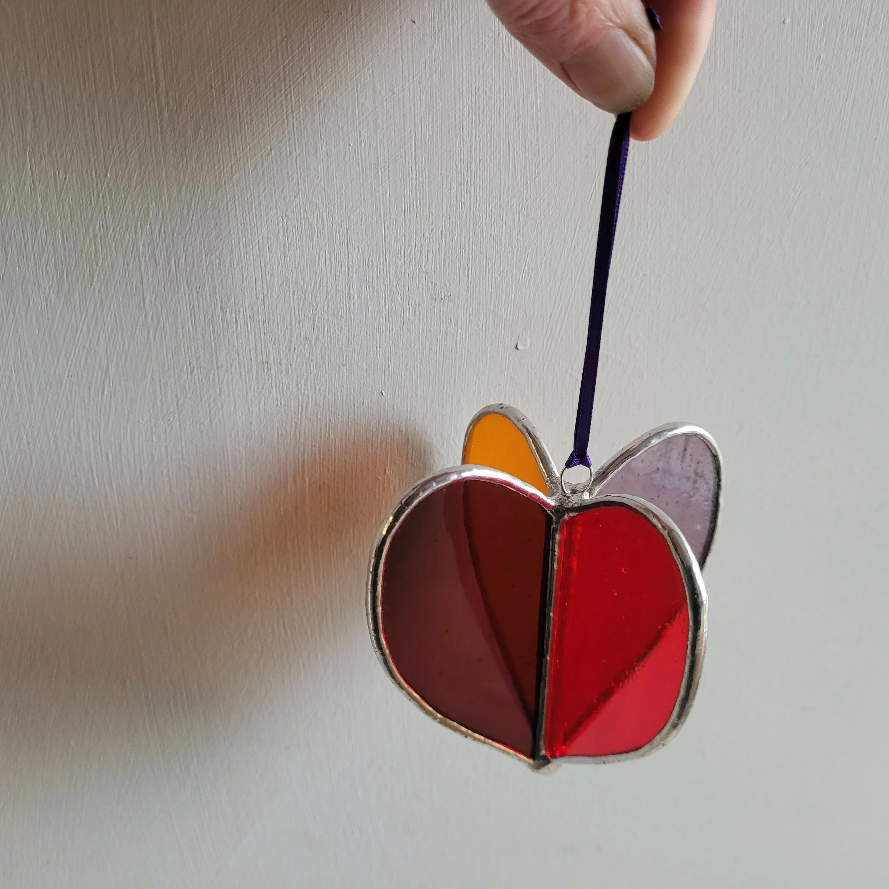 Glass 3d Heart Decoration - Image 2