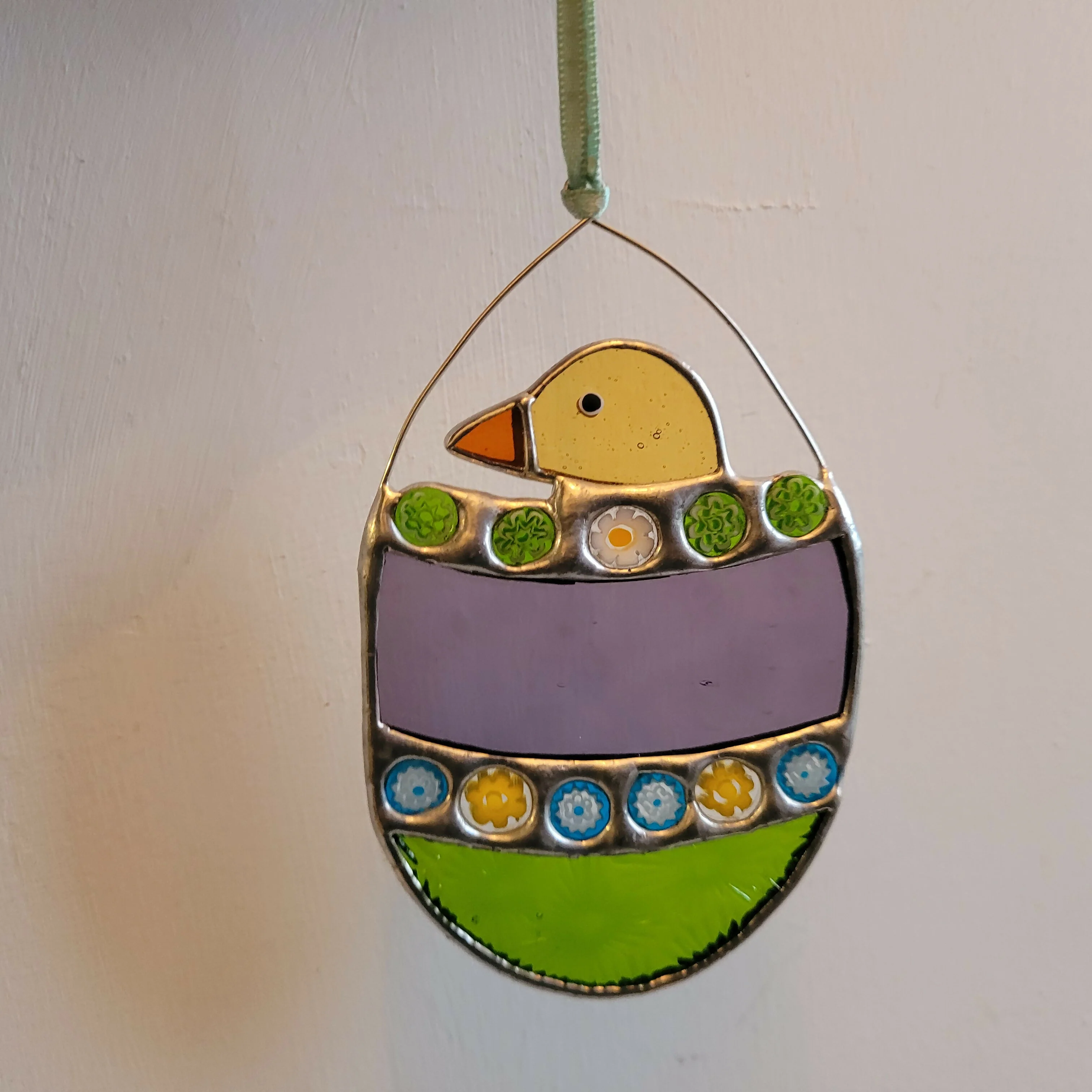 Glass Chick in Egg Decoration