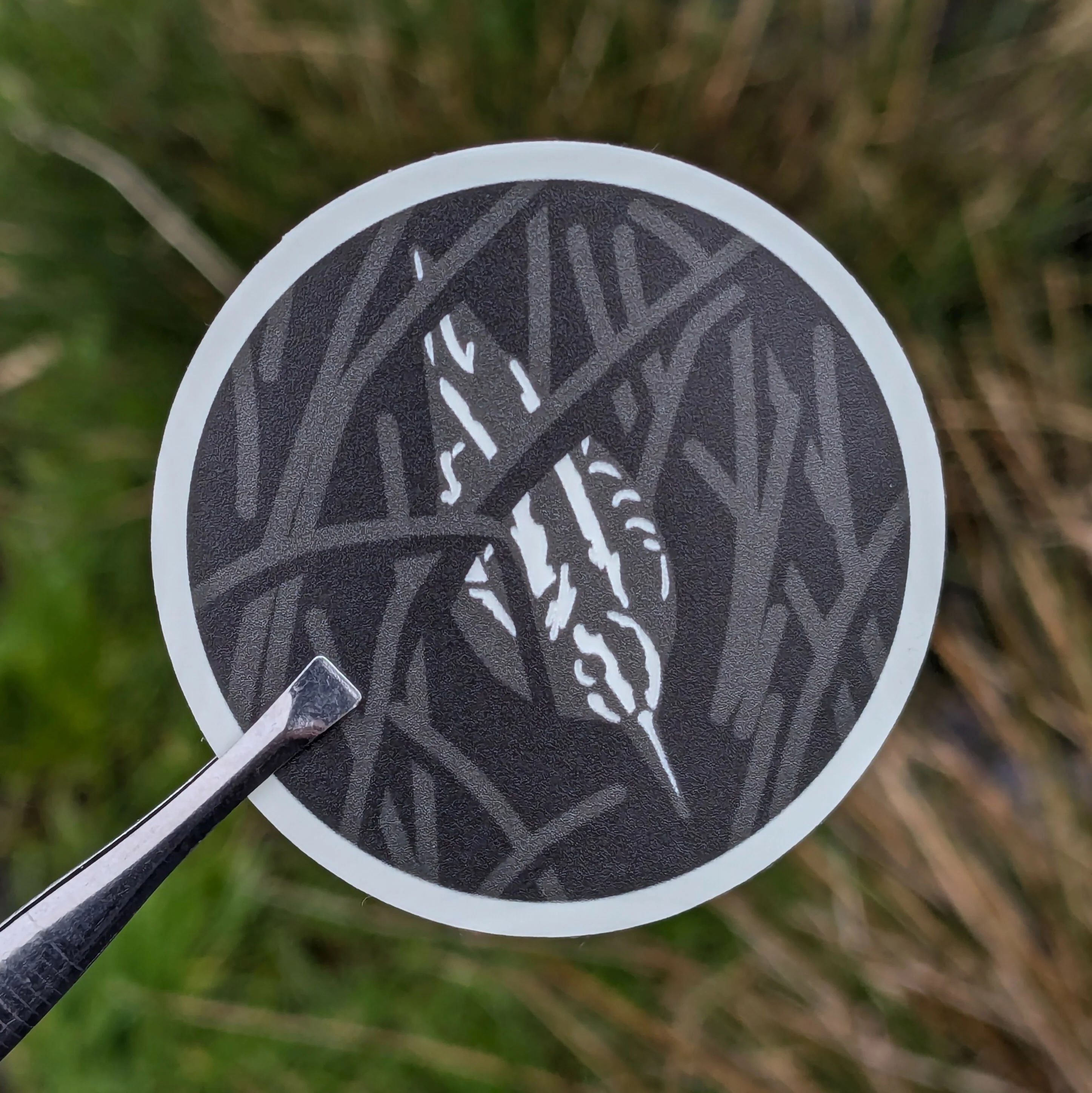 Glow-in-the-dark Jack Snipe Sticker
