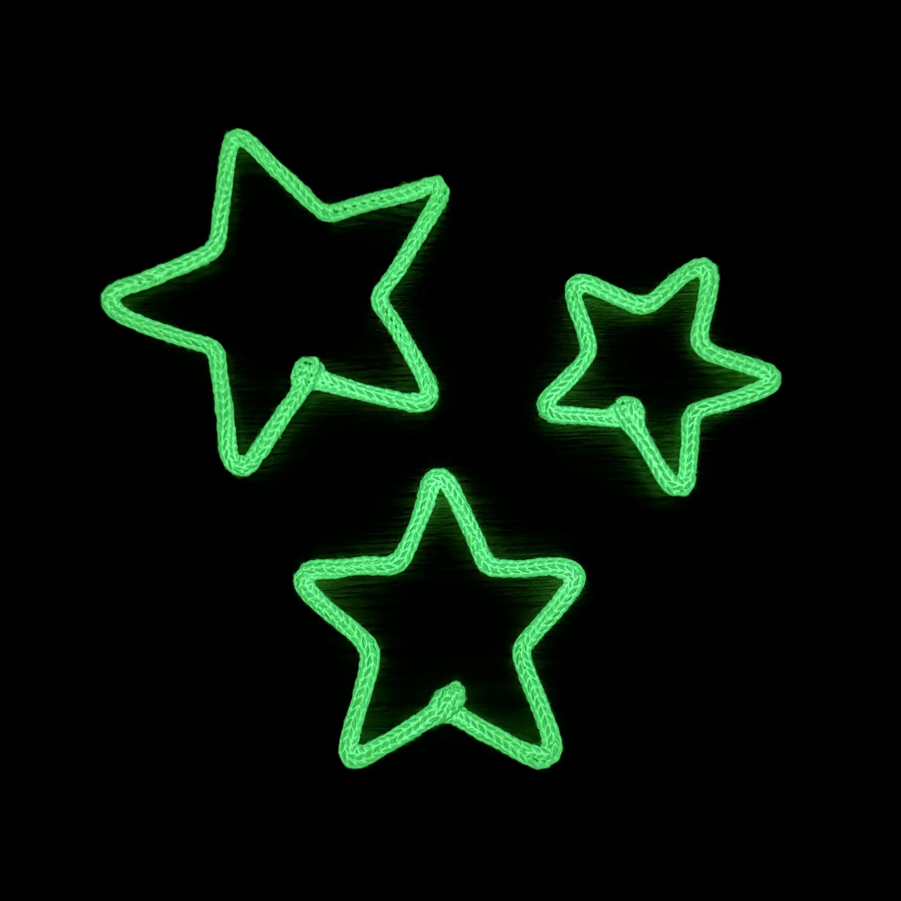 Glow in the Dark Wire Star Decorations - Bundle - Image 2