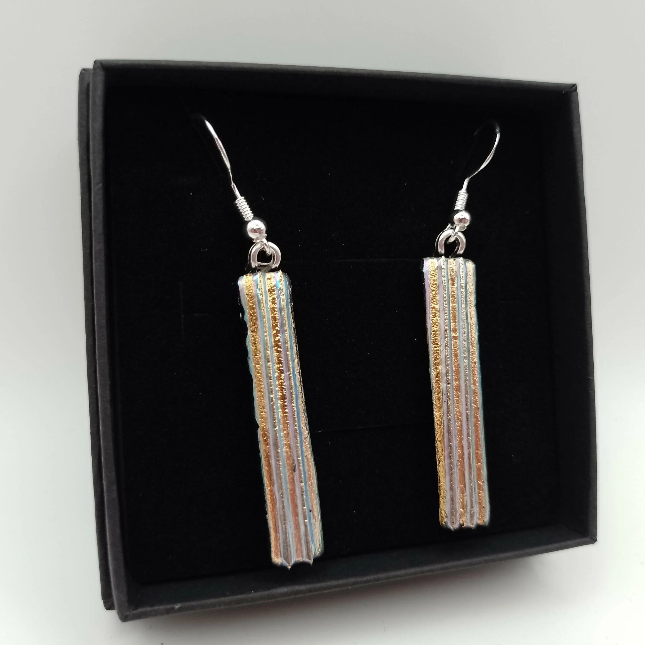 Gold Ripple Earrings