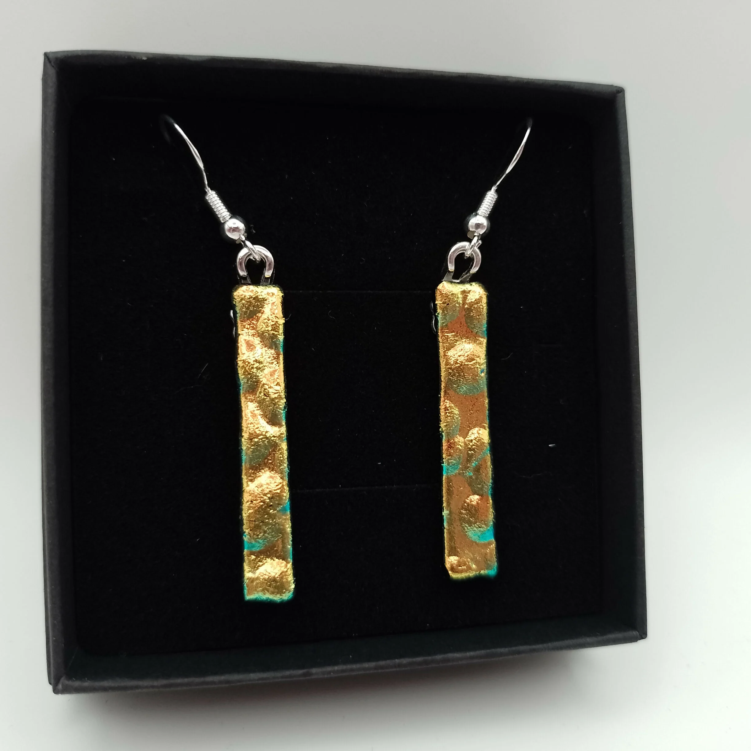 Gold Ripple Earrings