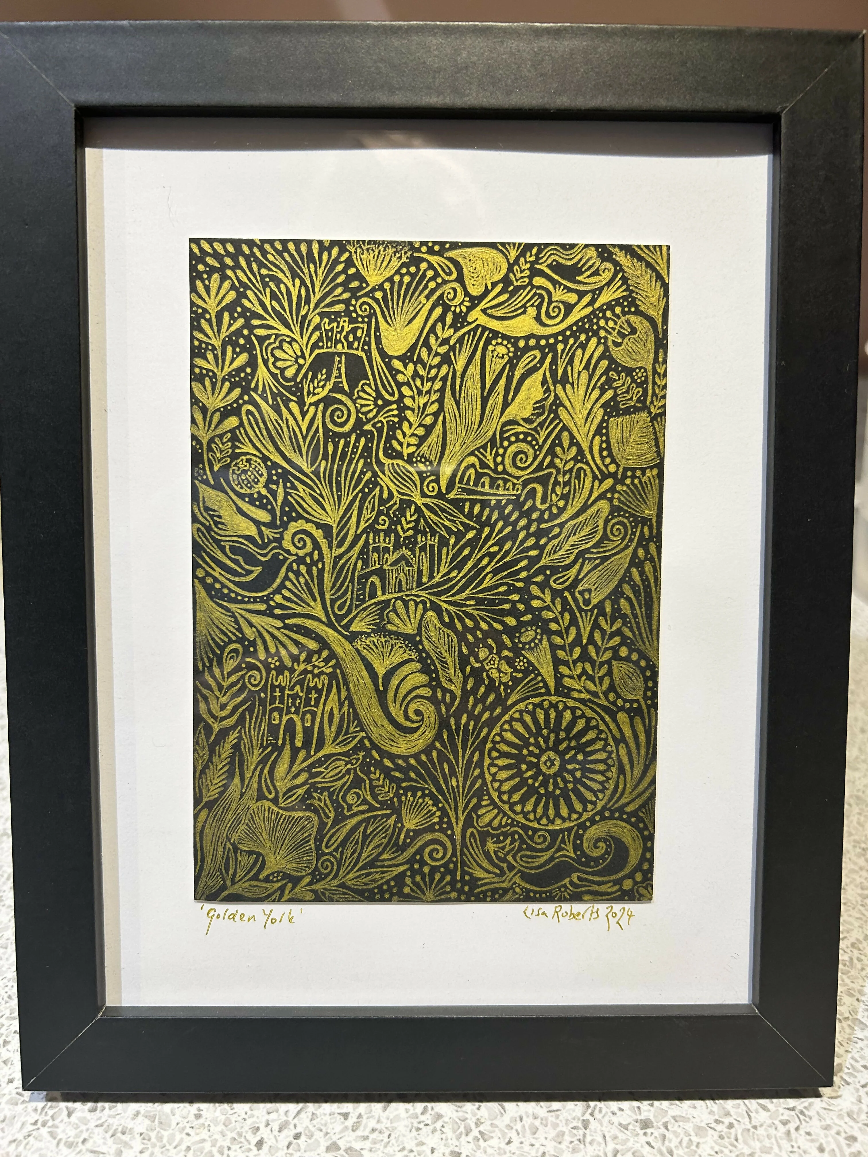 Golden York - Original Framed Artwork
