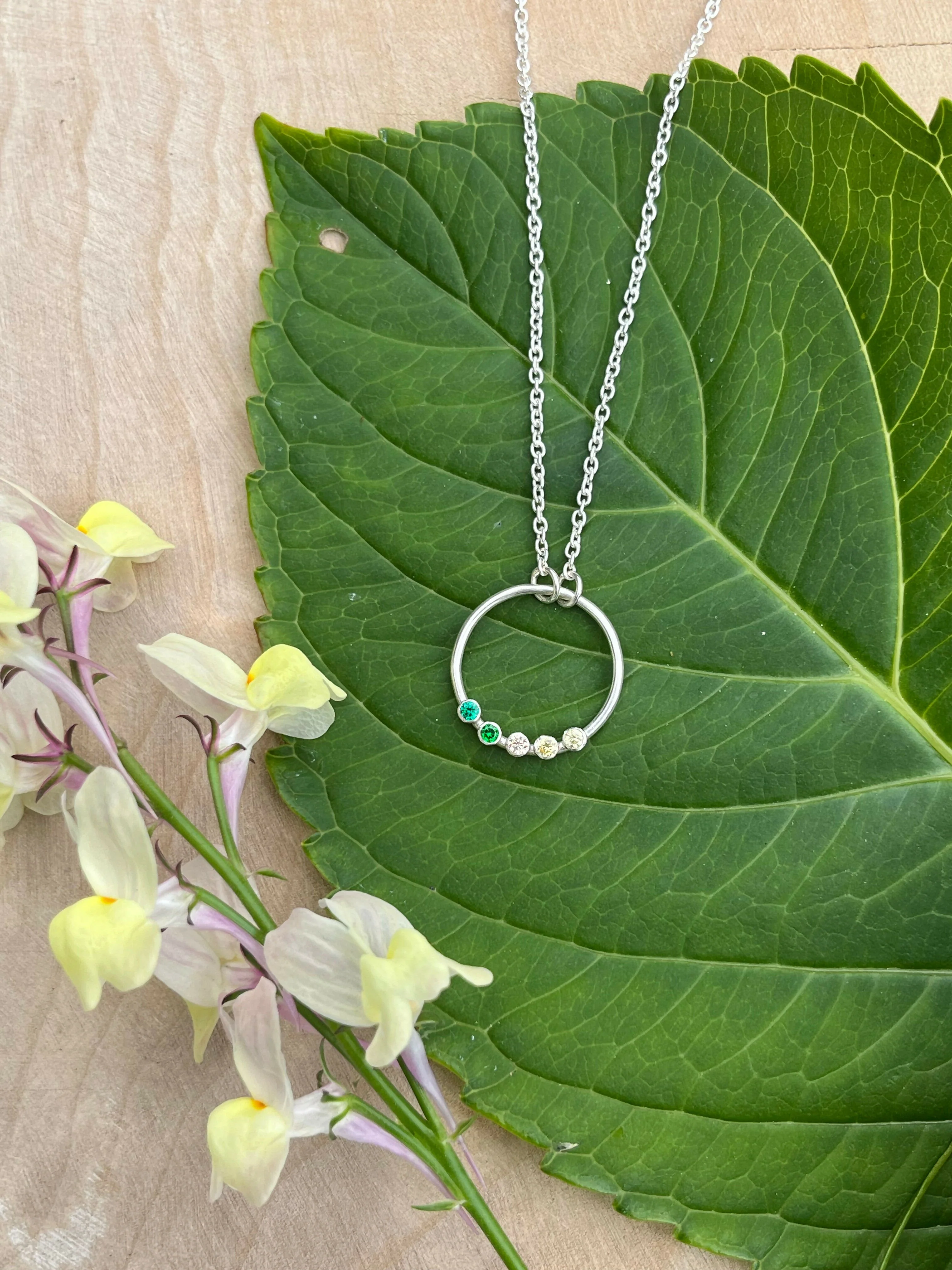 Green Gradient Necklace - Image 2