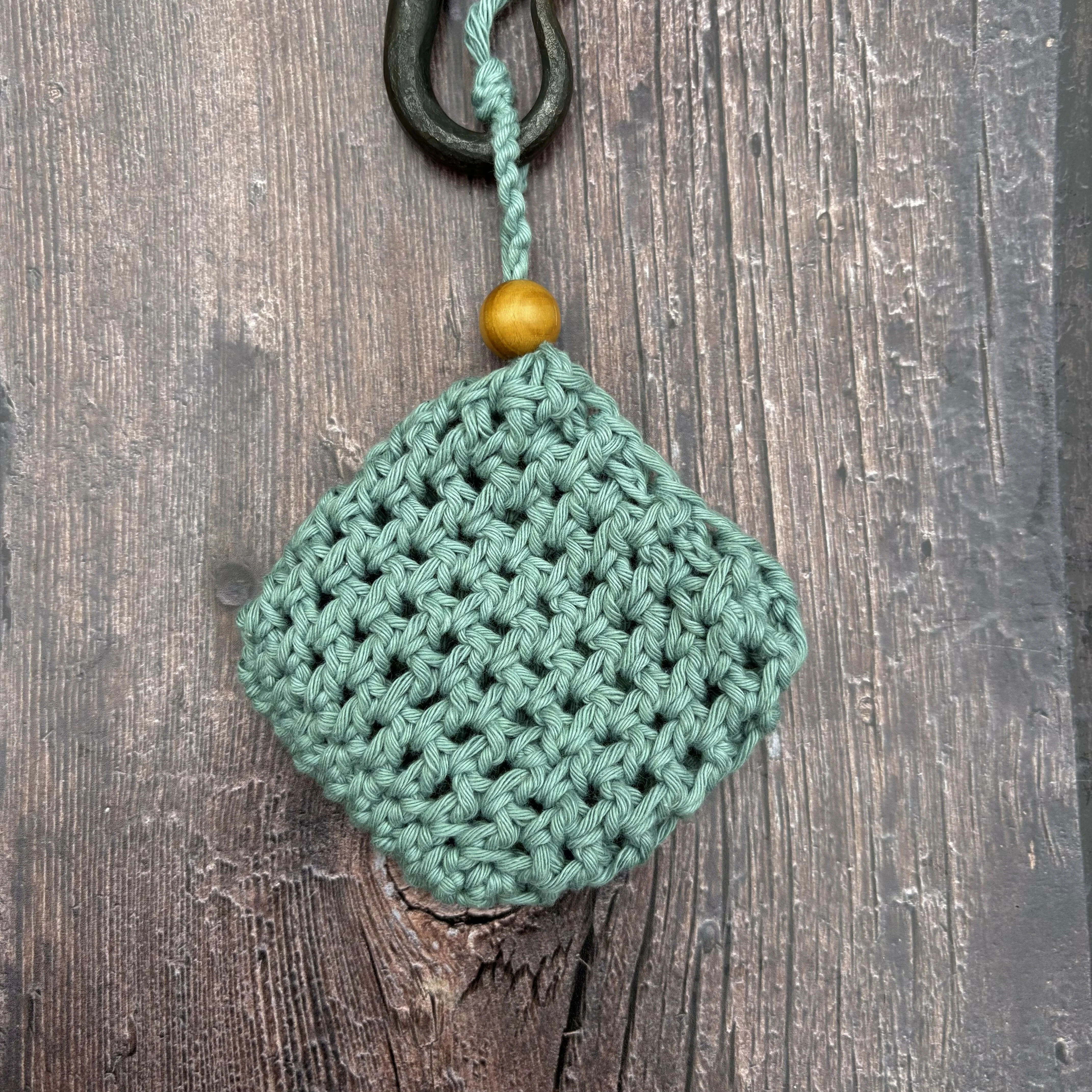 Hand Crocheted Cotton Soap Saver - Image 6