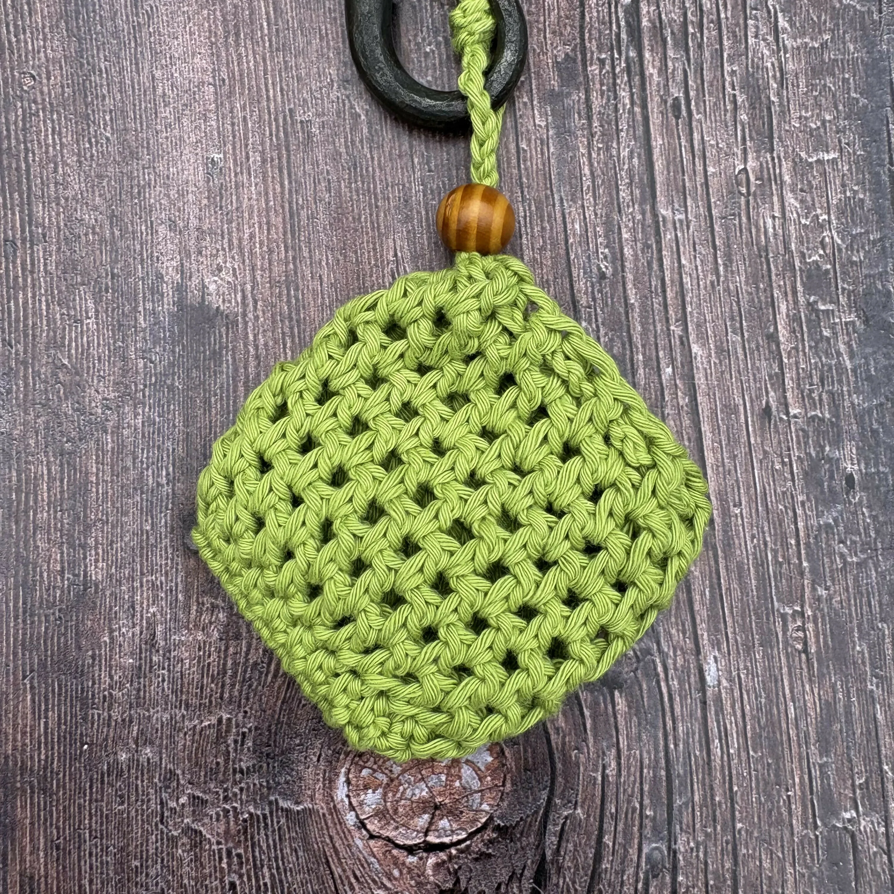 Hand Crocheted Cotton Soap Saver - Image 7
