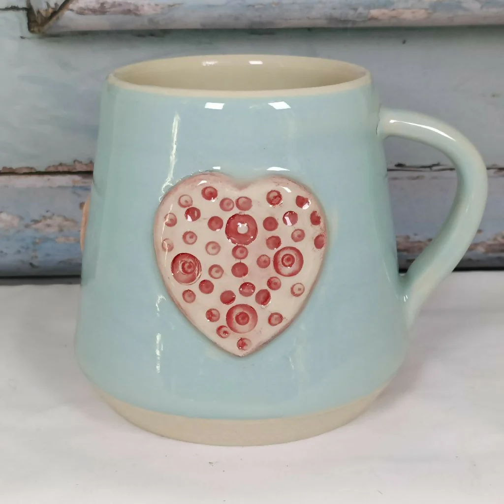 Hand Made Heart Mug