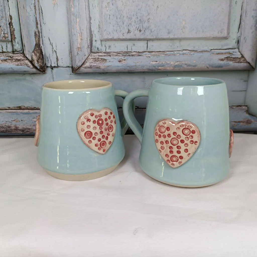 Hand Made Heart Mug - Image 2