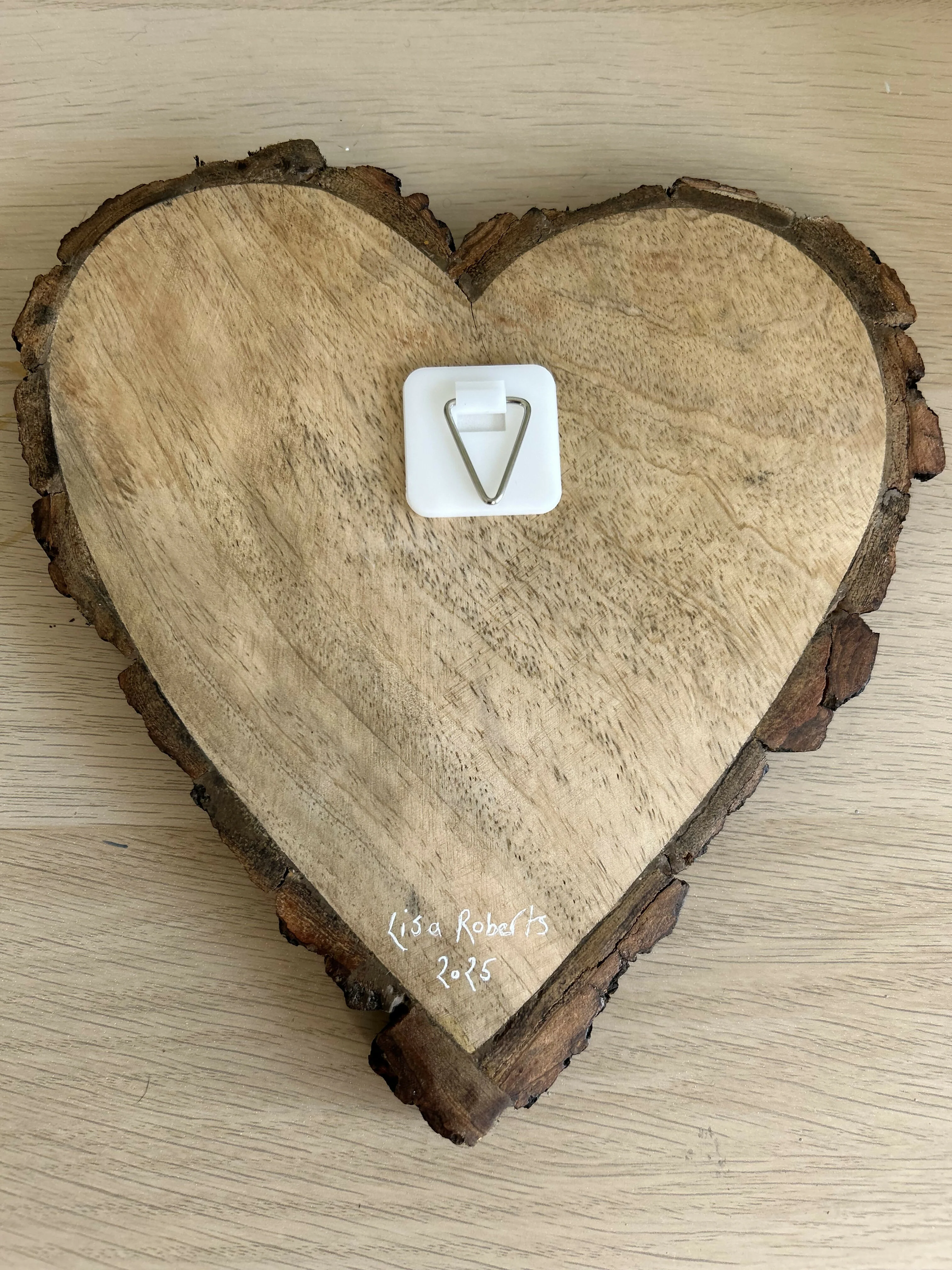 Hand Painted Heart (Large) - Image 2