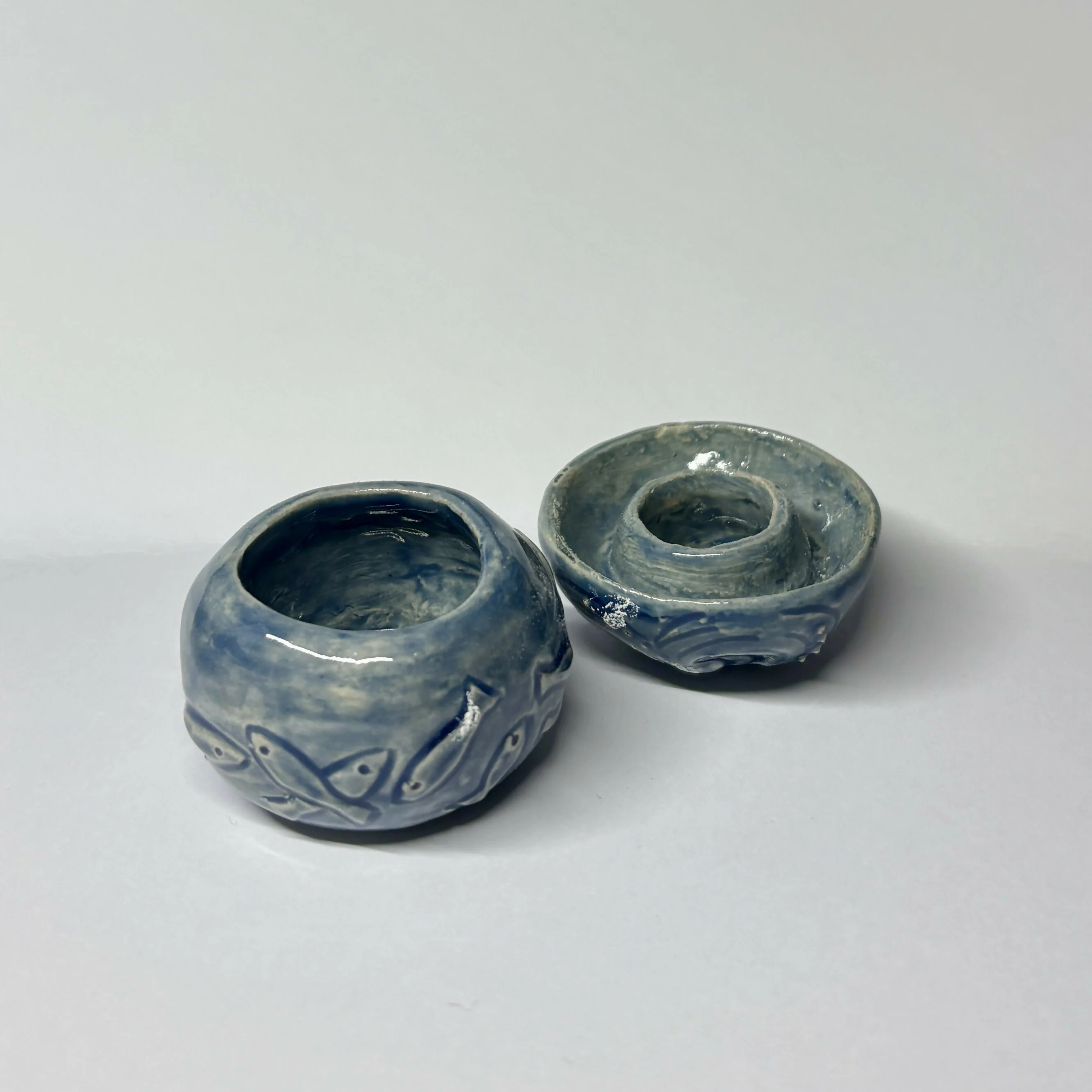 Handmade Ceramic Pot with Lid - Image 3