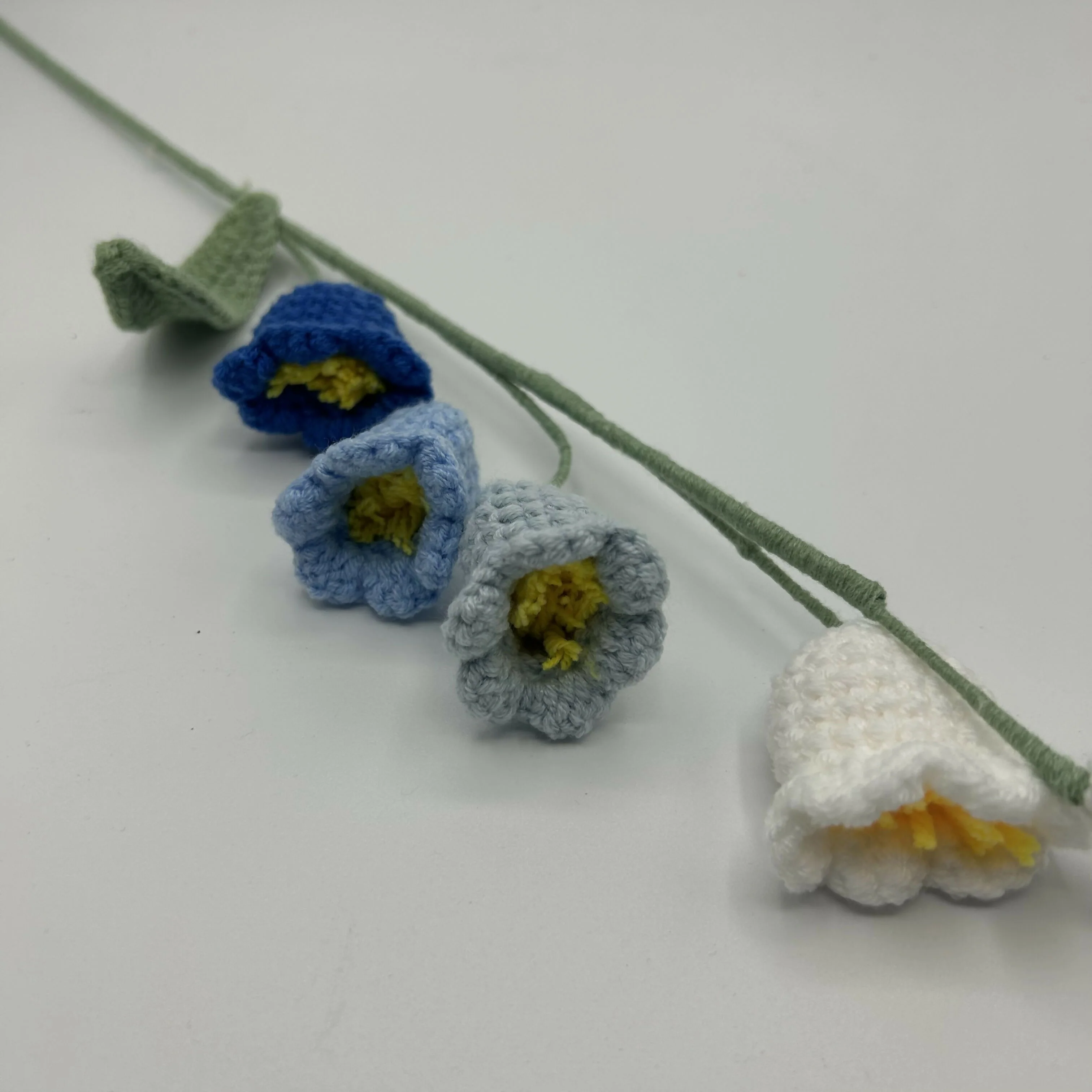Handmade Crochet Meadow Bloom – Long Stem Flower - Image 6
