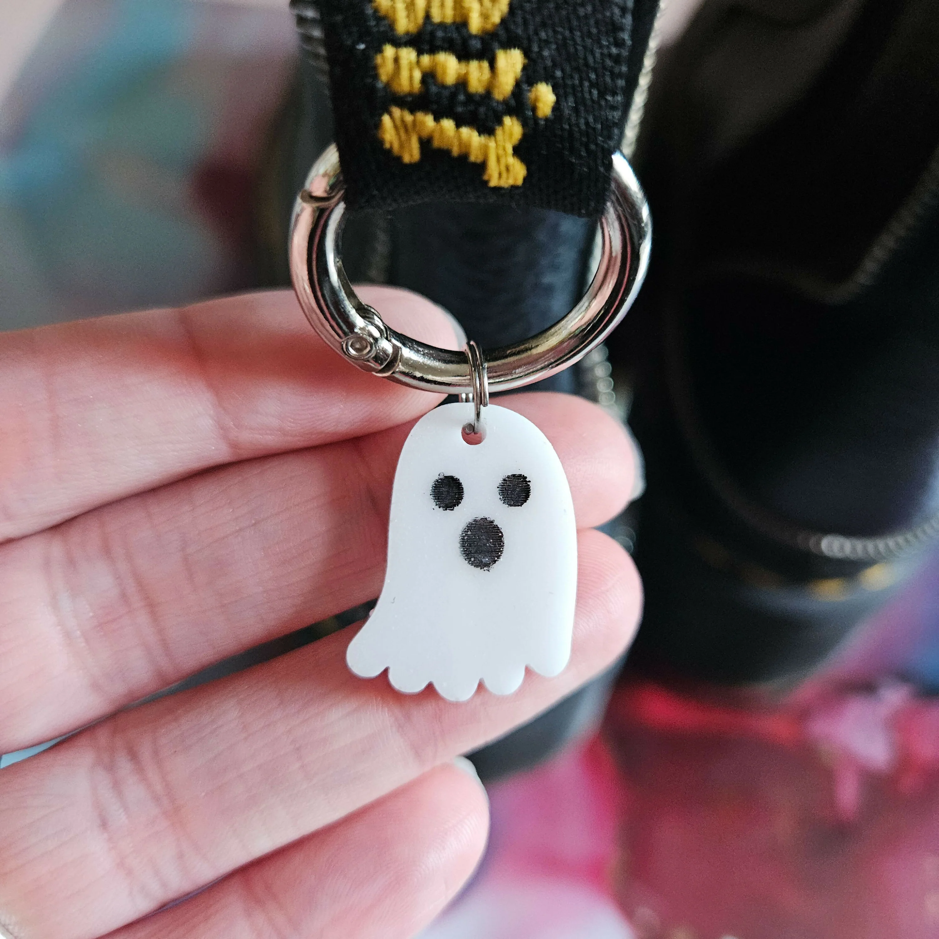 Handmade Ghost Resin Boot Charms - Image 3