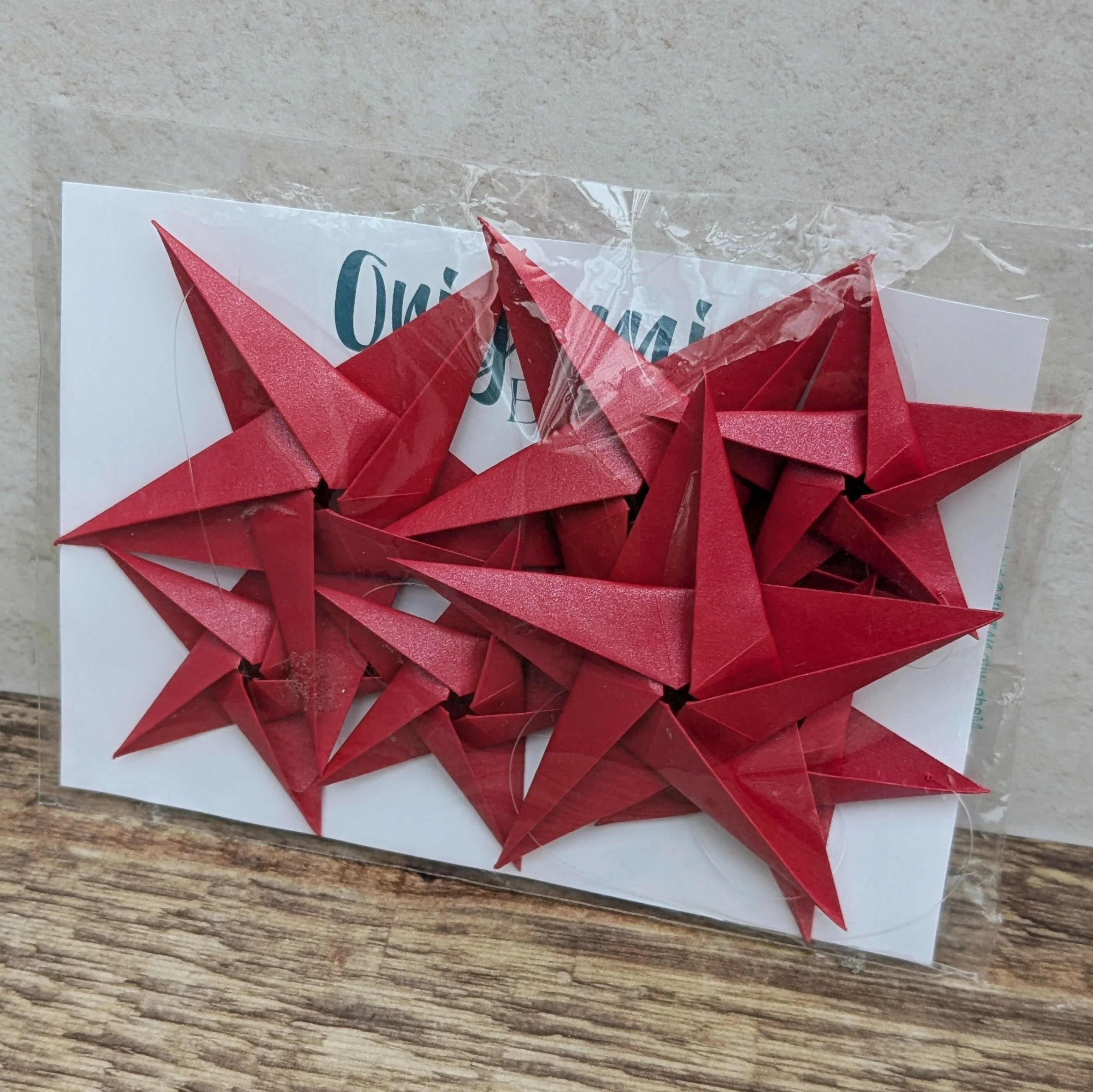 Handmade Origami Paper Star Garland - Image 2