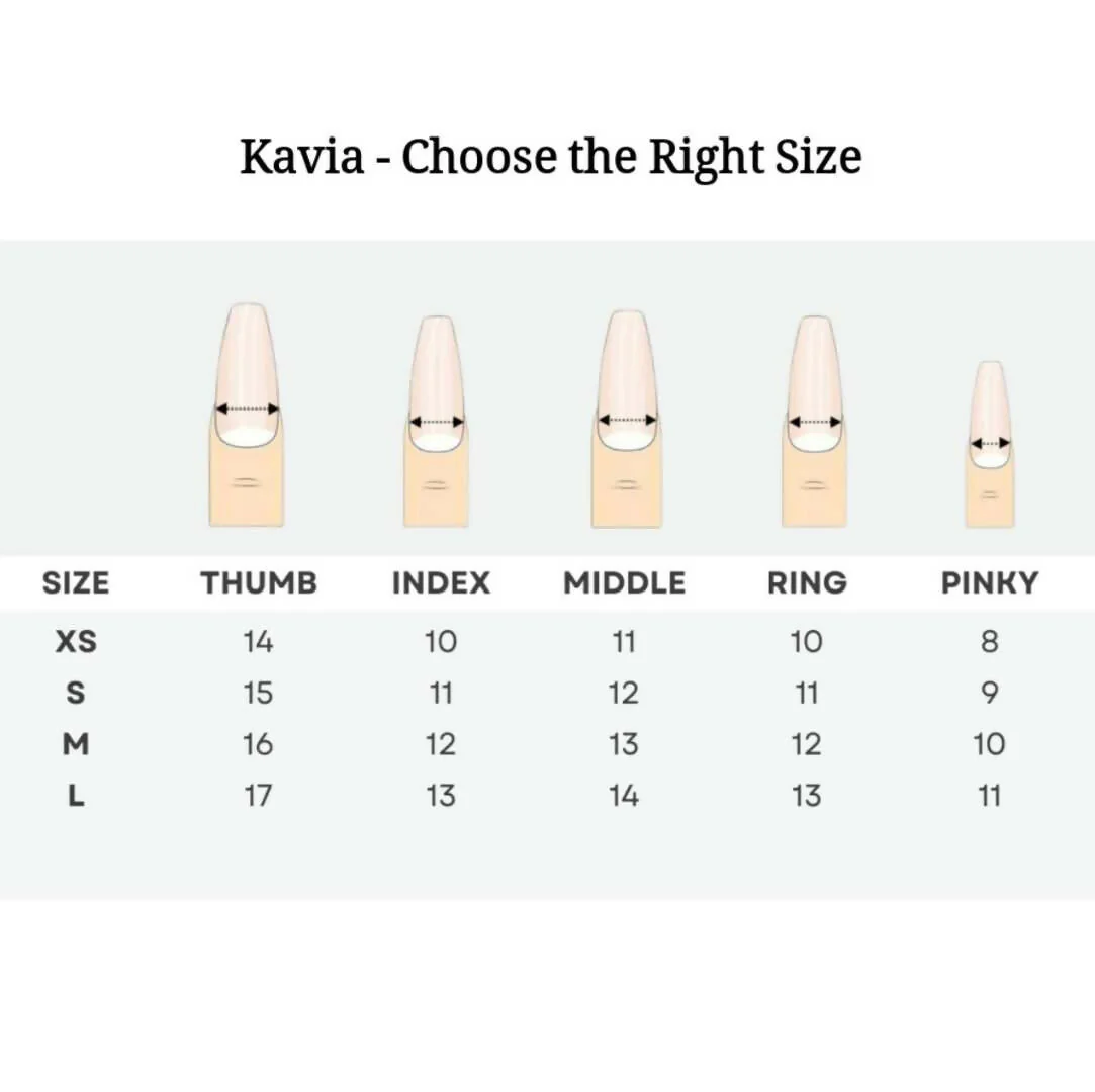 Handmade Press-on Nails - China Porcelain 10pcs - Image 3