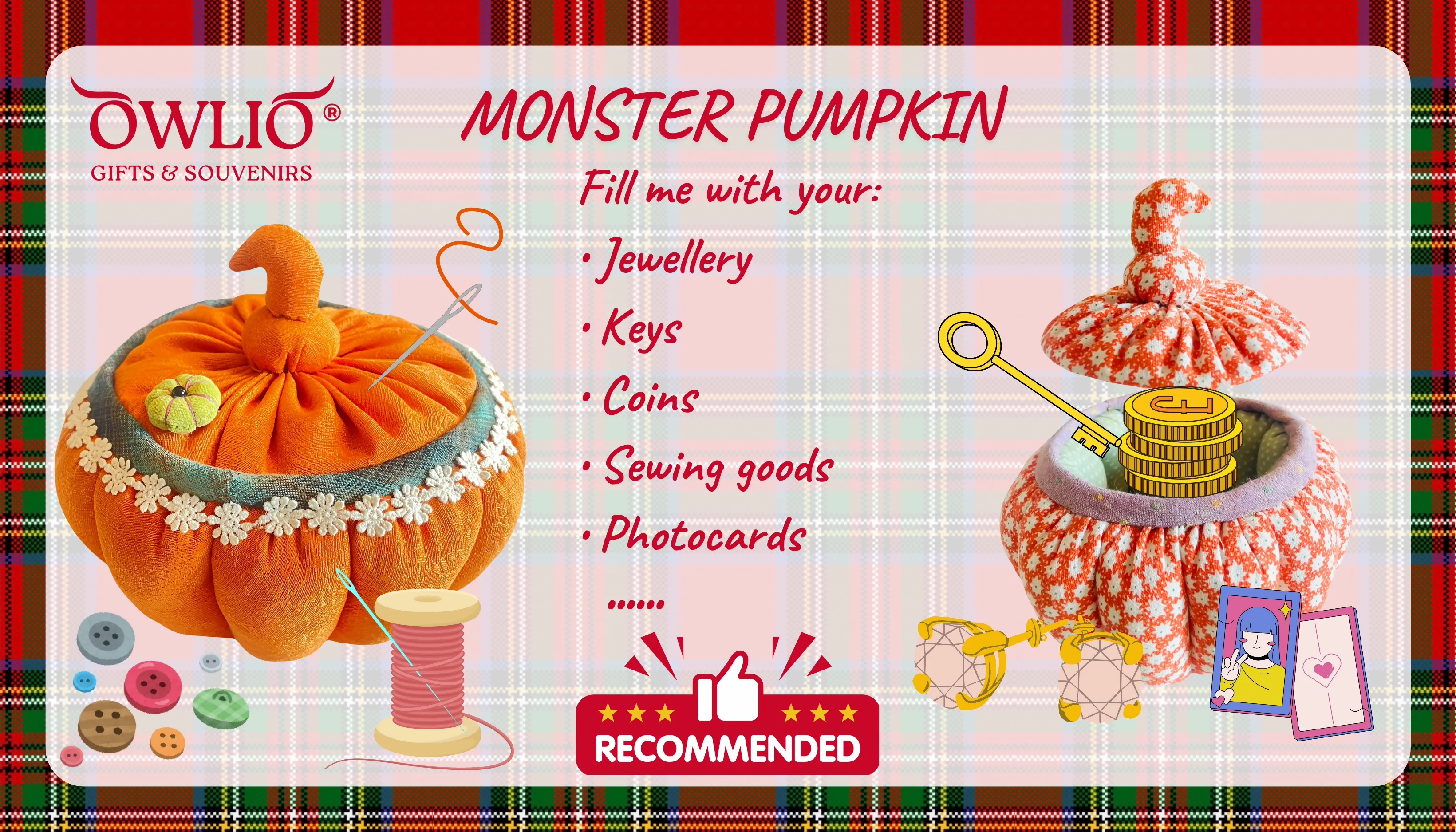 Handmade Pumpkin-Shaped Storage Container - Image 10