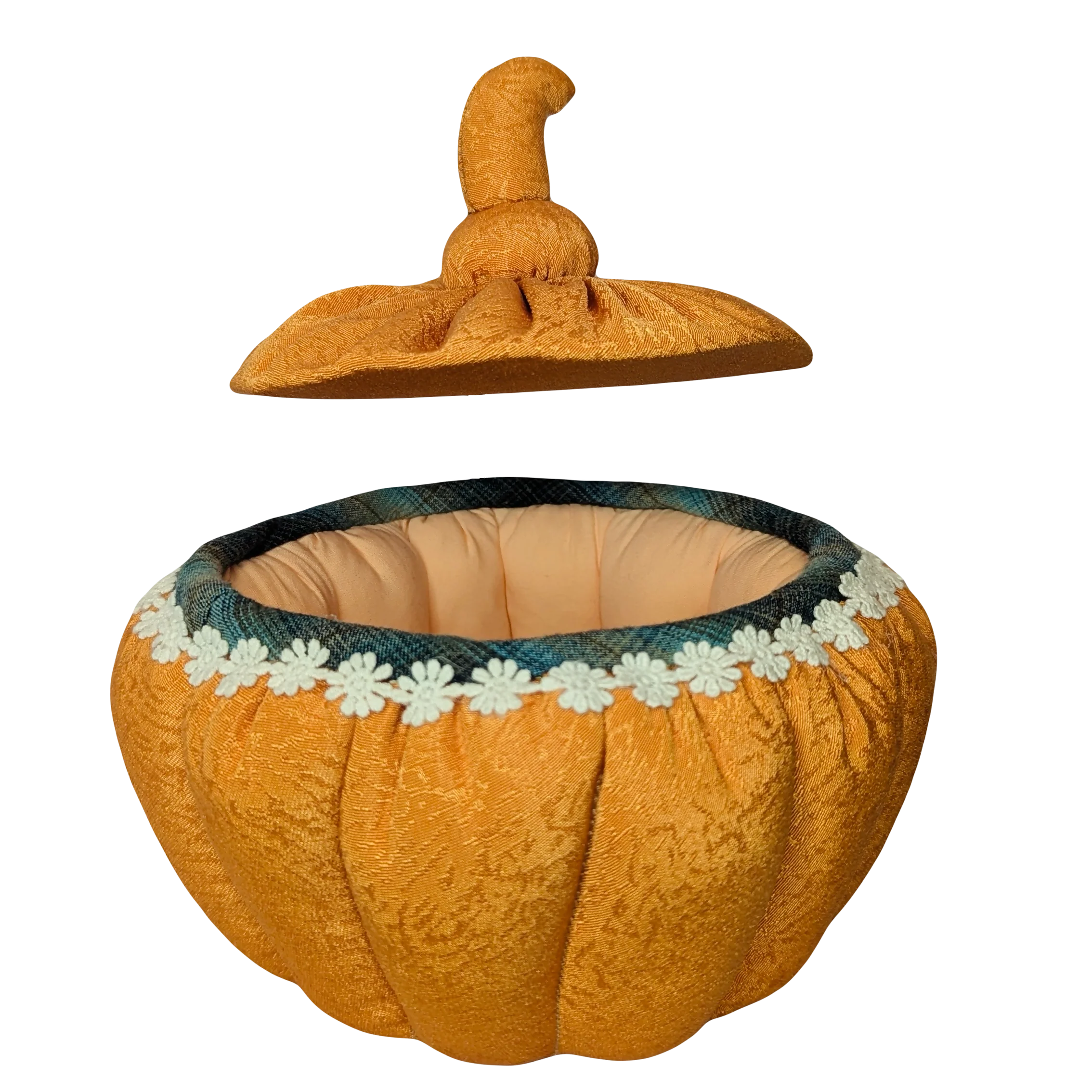 Handmade Pumpkin-Shaped Storage Container - Image 5