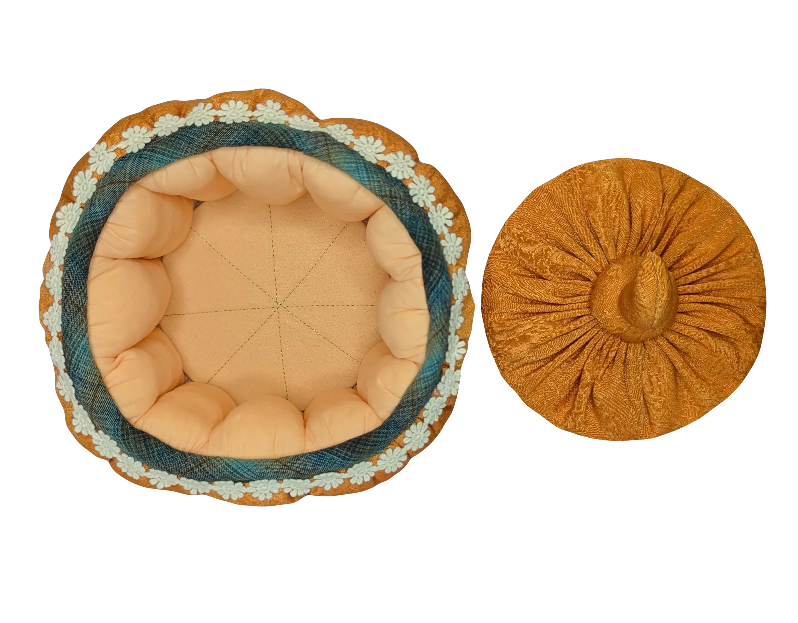 Handmade Pumpkin-Shaped Storage Container - Image 7