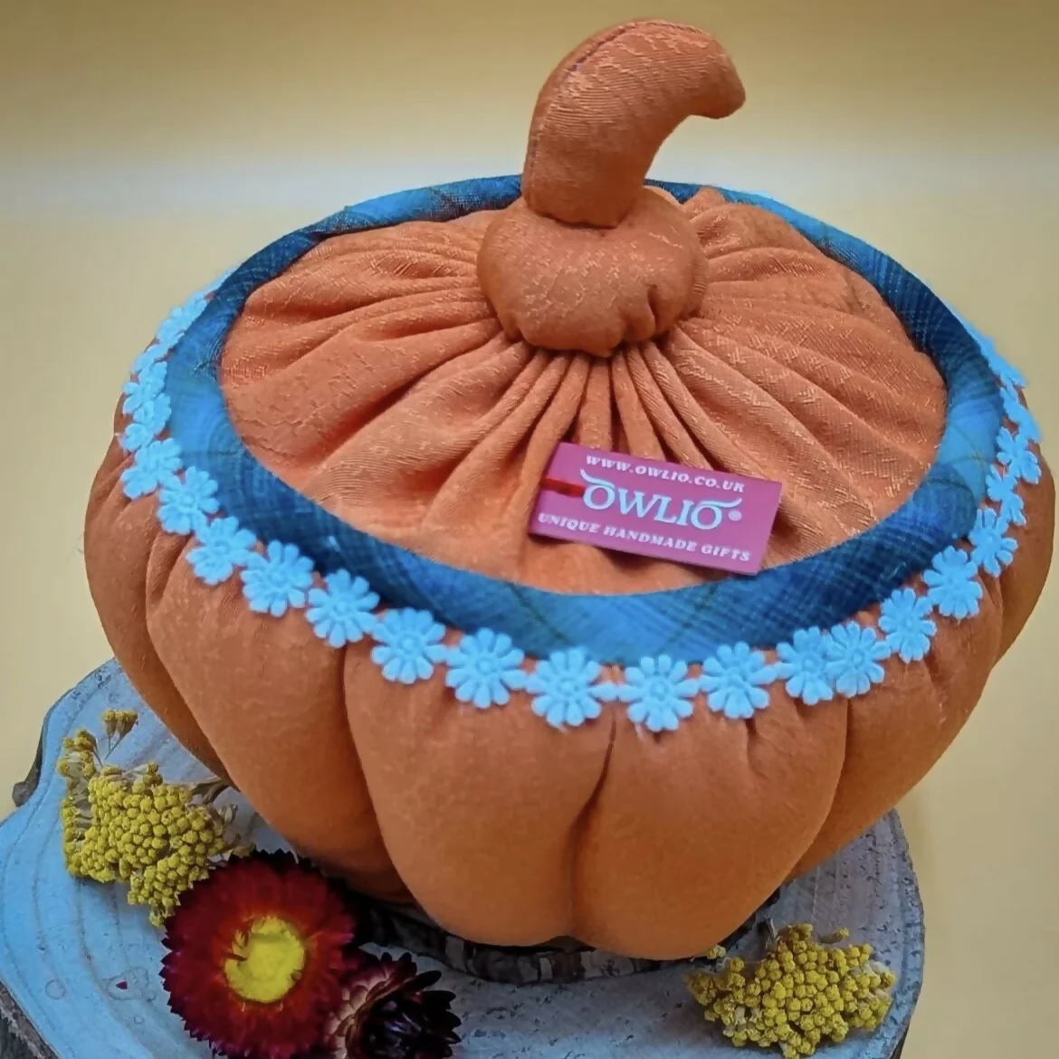 Handmade Pumpkin-Shaped Storage Container - Image 8