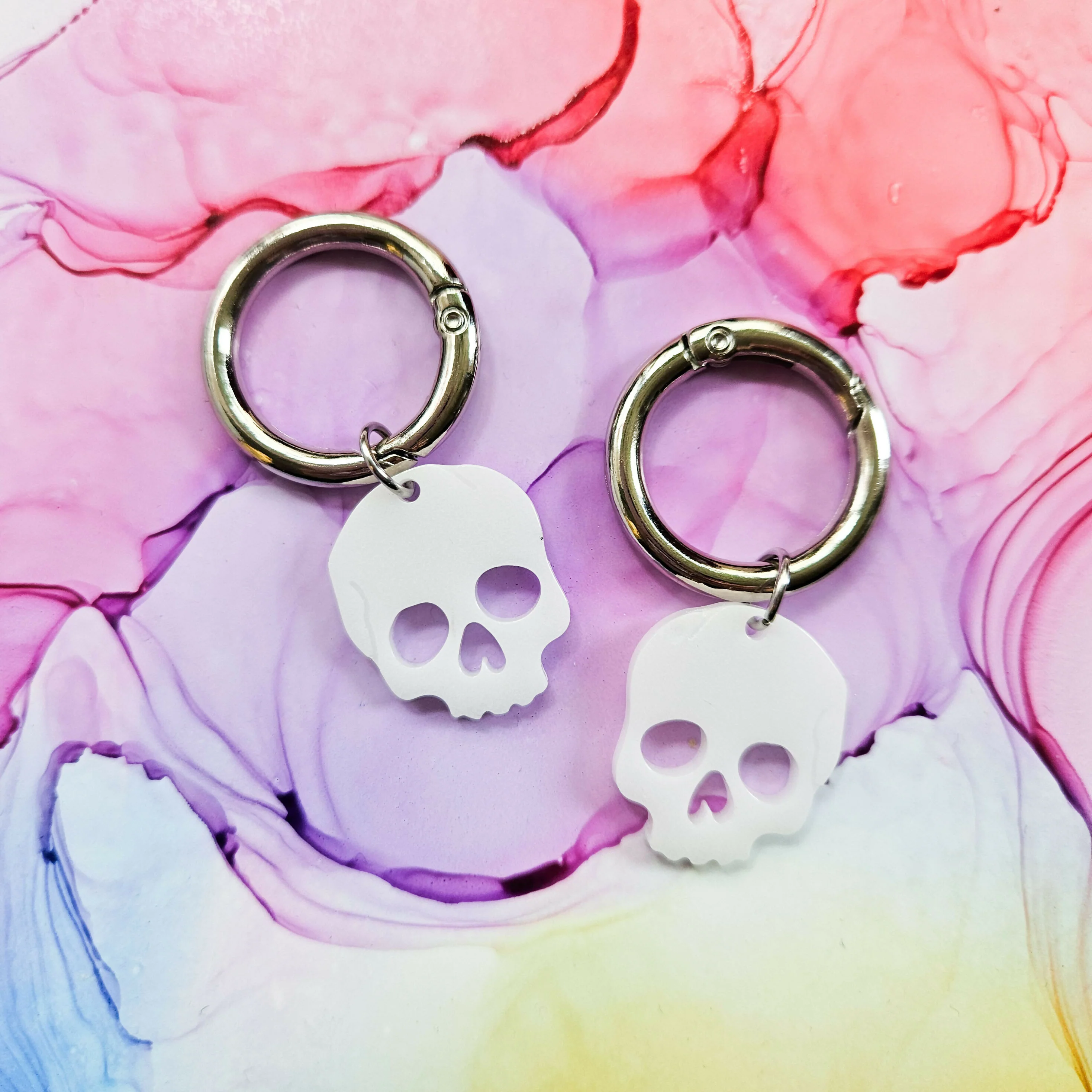 Handmade Resin Skull Boot Charms - Image 3