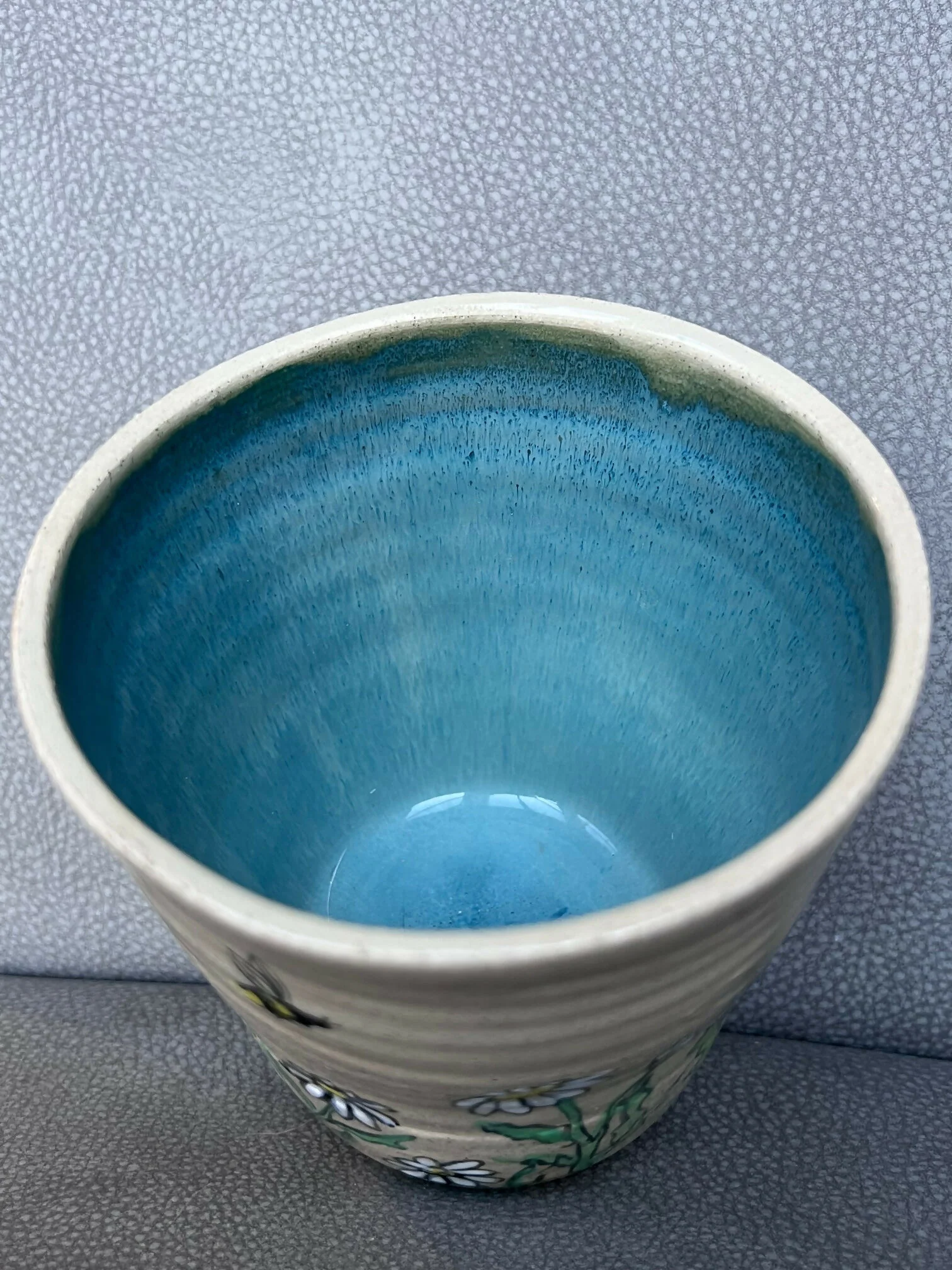 Handpainted Flower Vase - Image 4