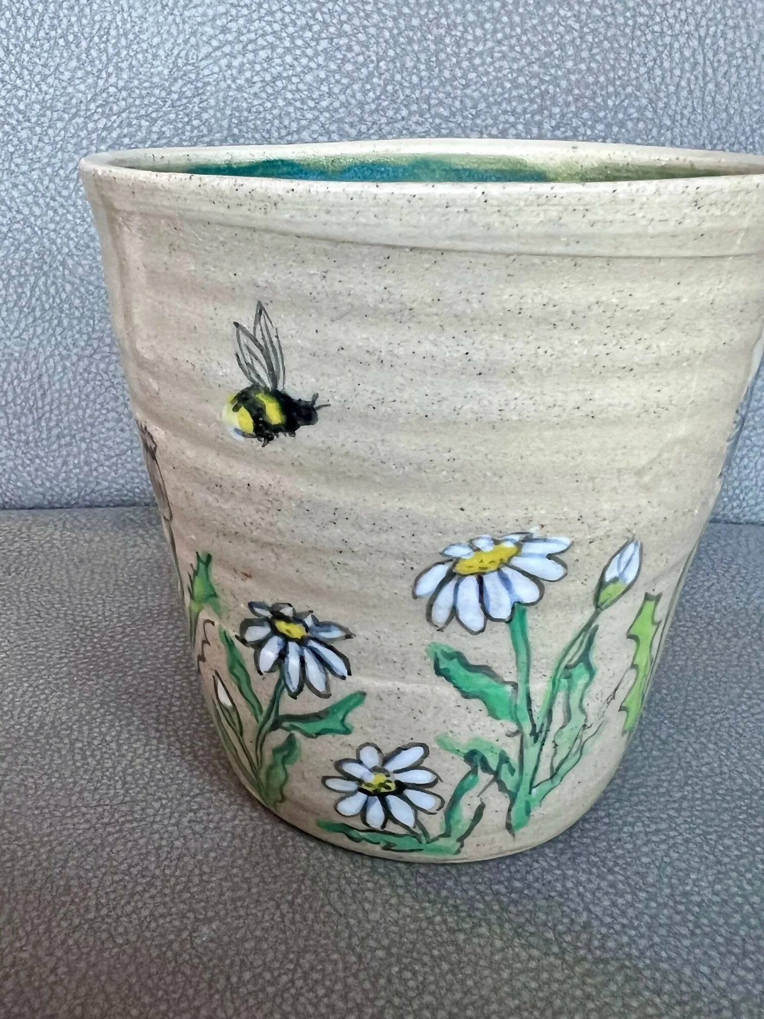 Handpainted Flower Vase - Image 7