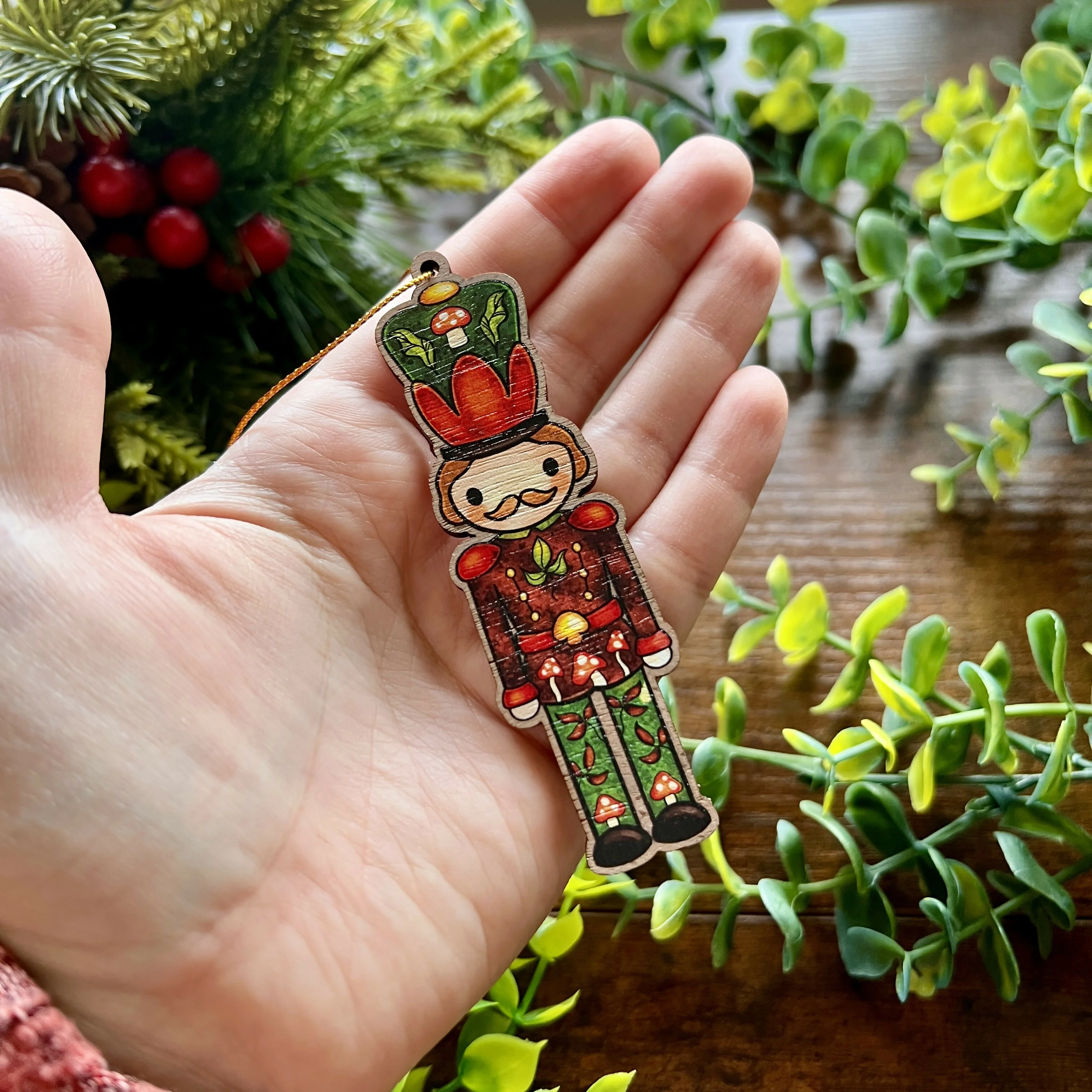 'Hans' Nutcracker Wooden Decoration - Image 5
