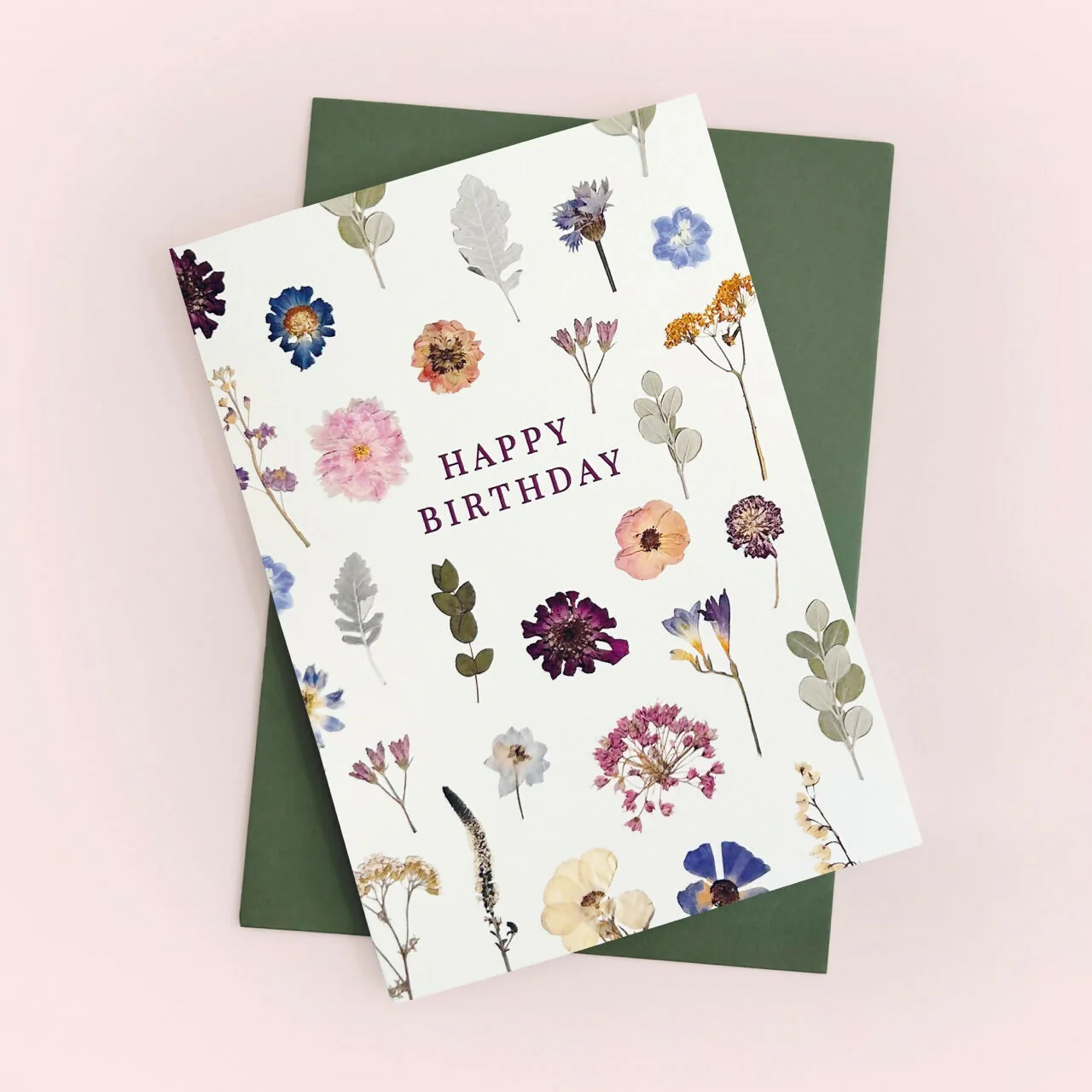 Happy Birthday Floating Flowers Card - Image 2