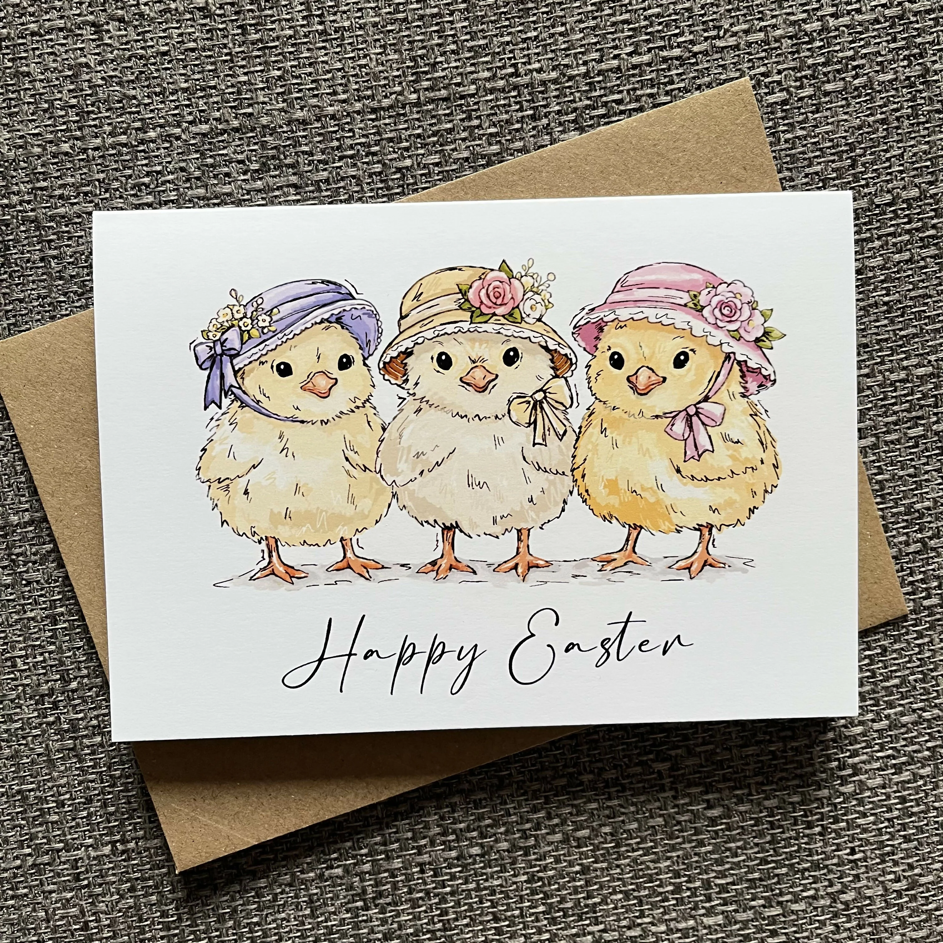 Happy Easter Chicks Card - Image 3
