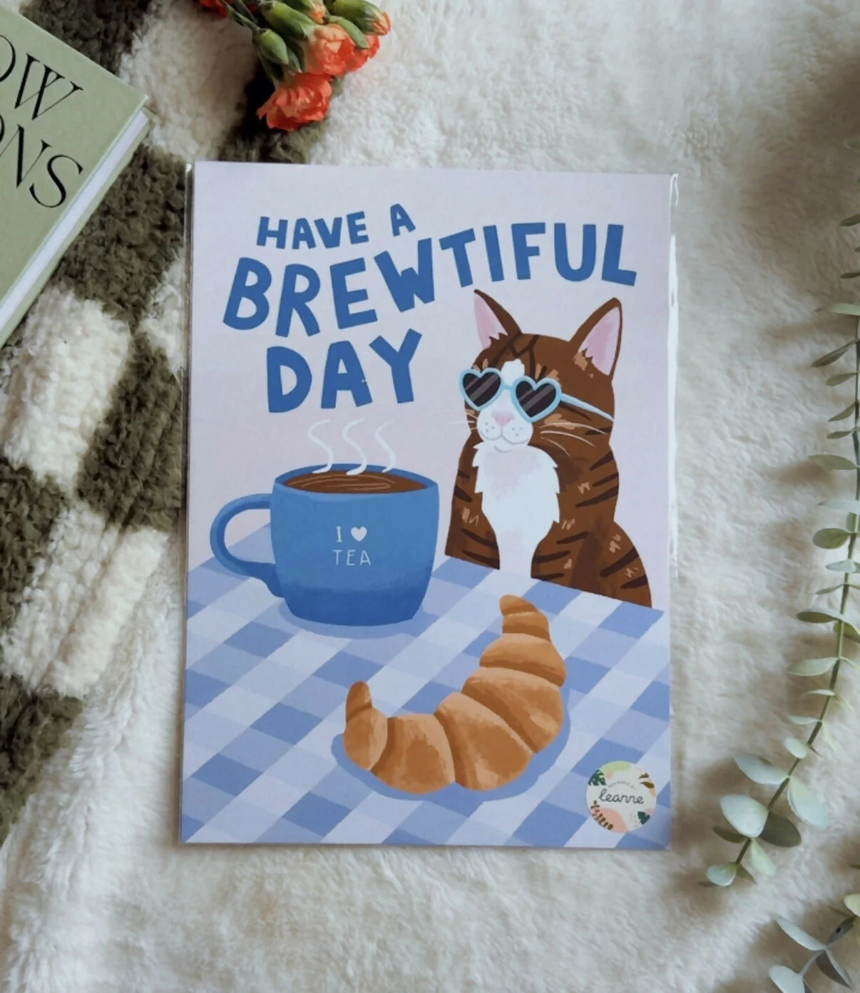 Have a Brewtiful Day Cat Print - Image 5