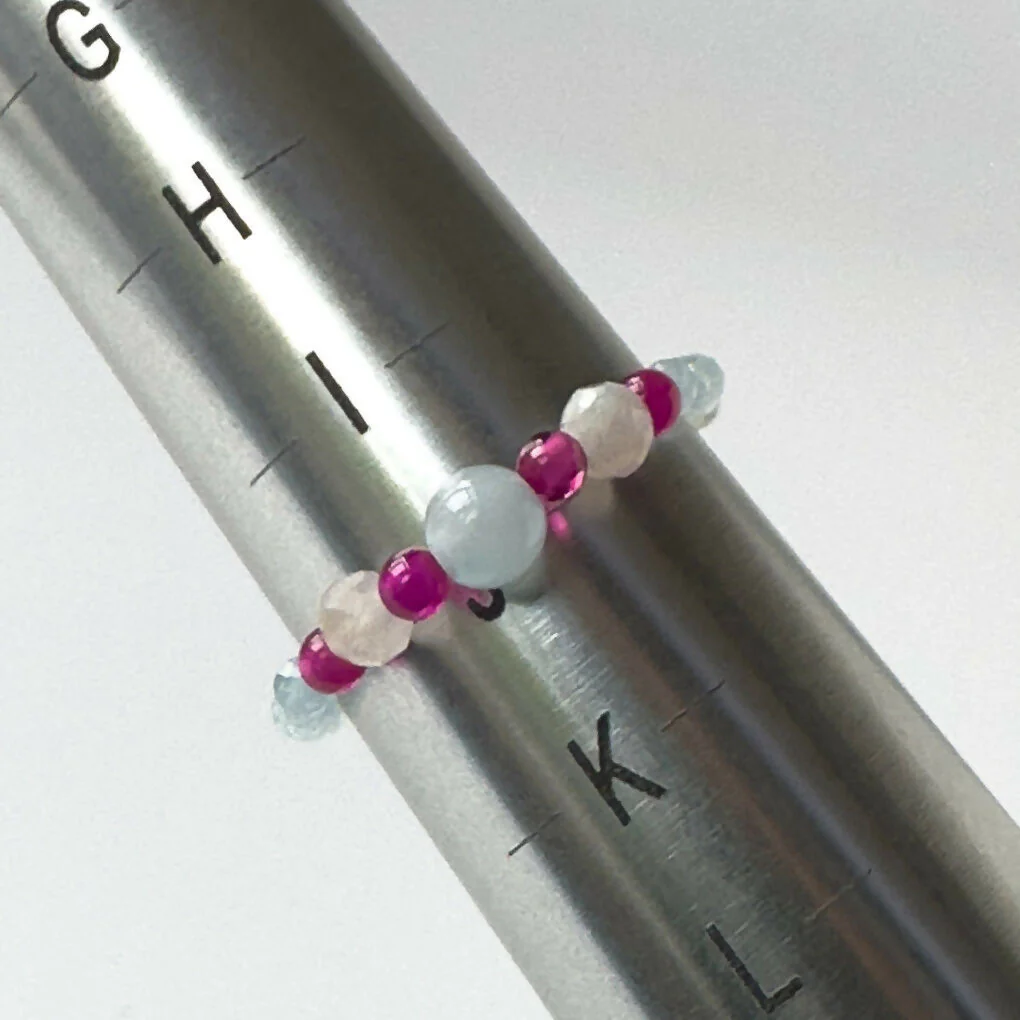 HEALING CRYSTAL STRETCH RING TO HELP WITH COURAGE - Image 8