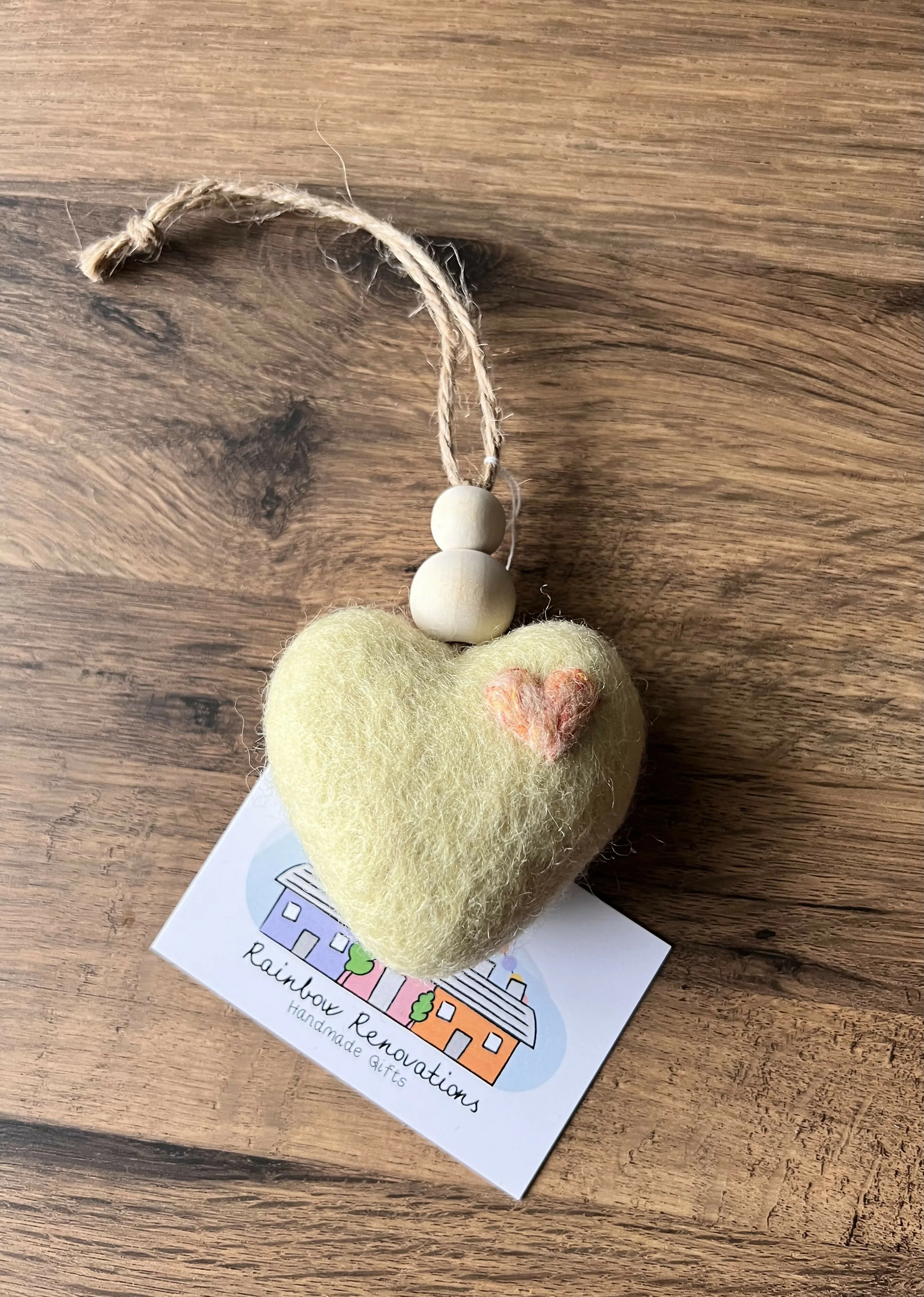 Felt Heart Hanging Decoration - Image 10