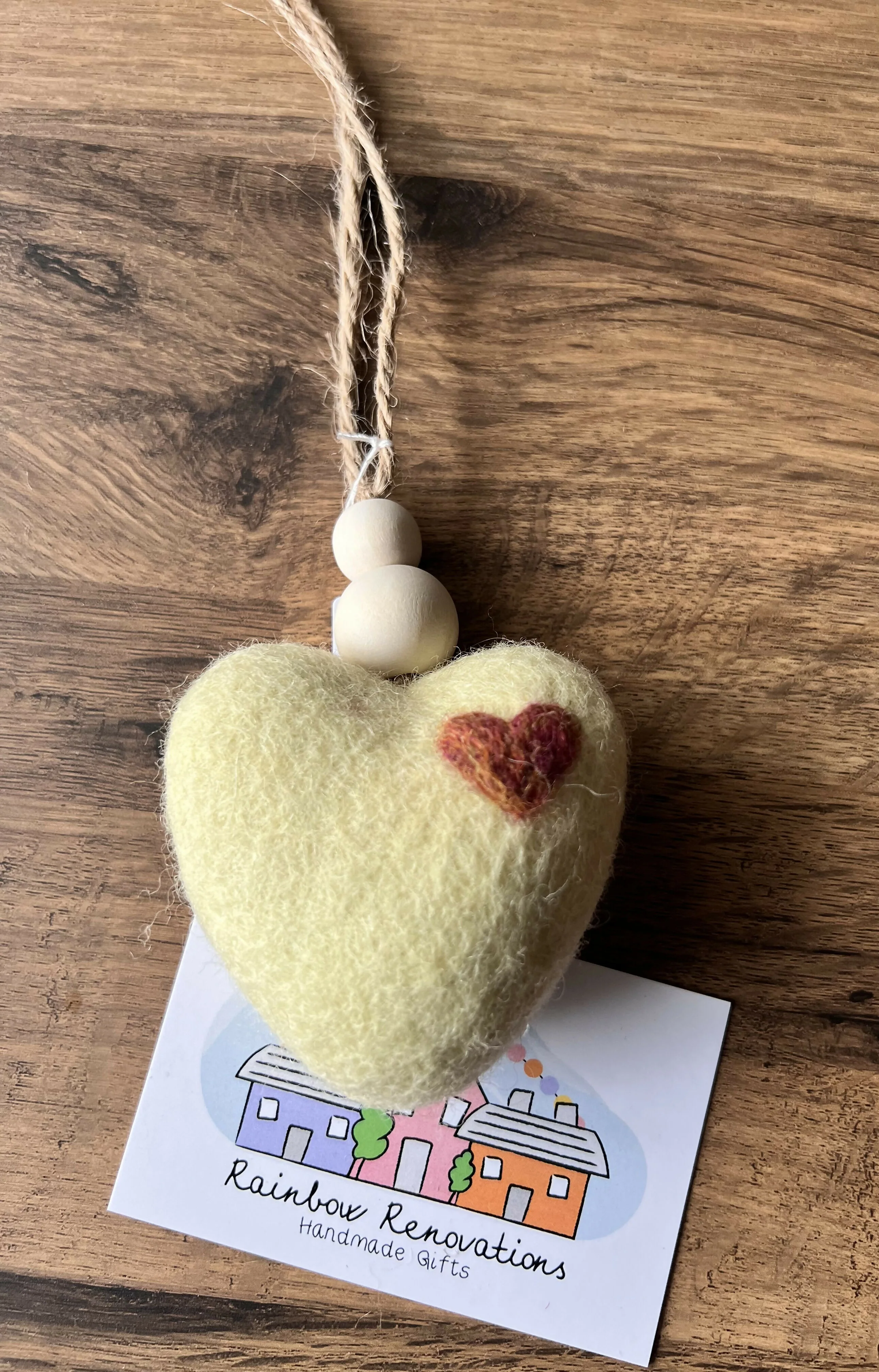 Felt Heart Hanging Decoration - Image 11