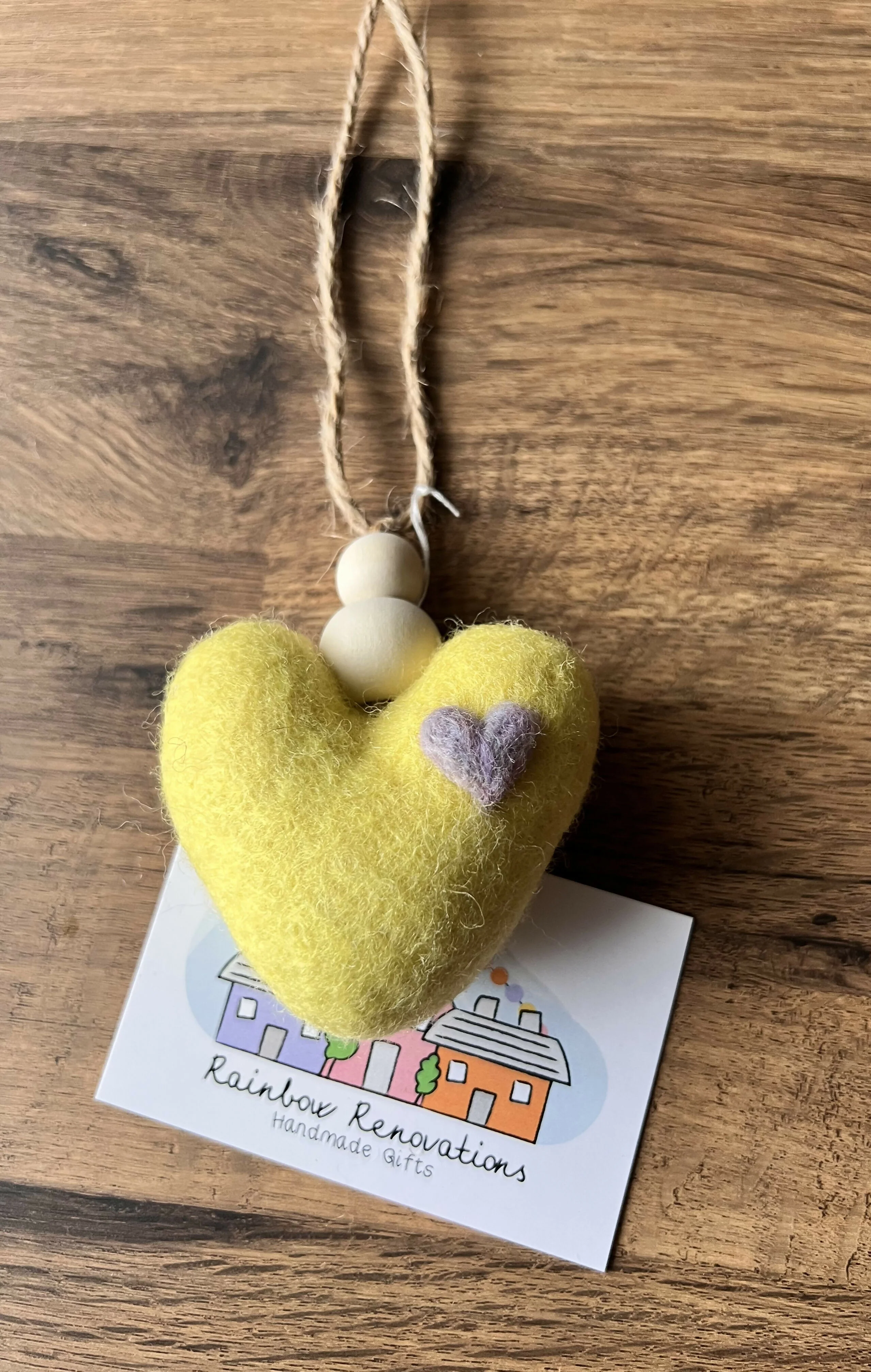 Felt Heart Hanging Decoration - Image 12