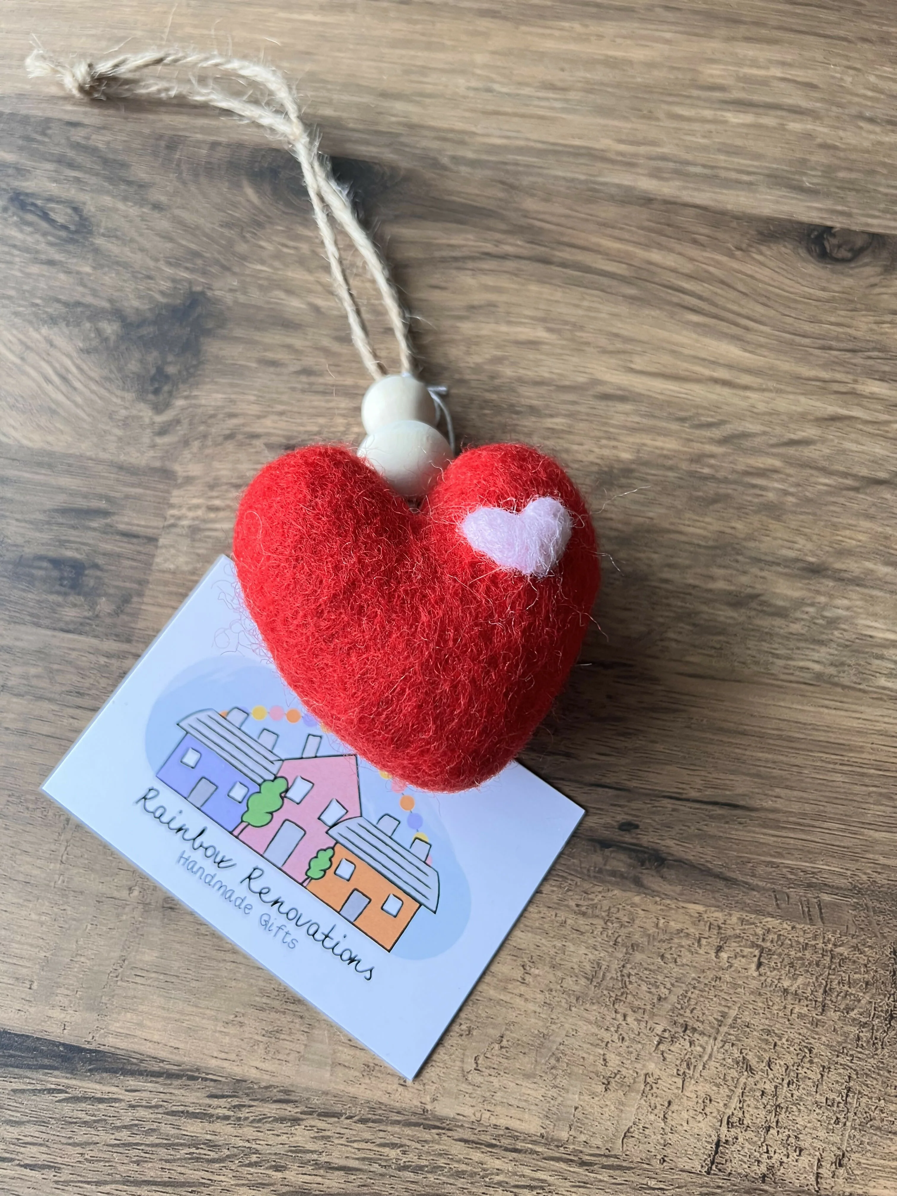 Felt Heart Hanging Decoration - Image 14
