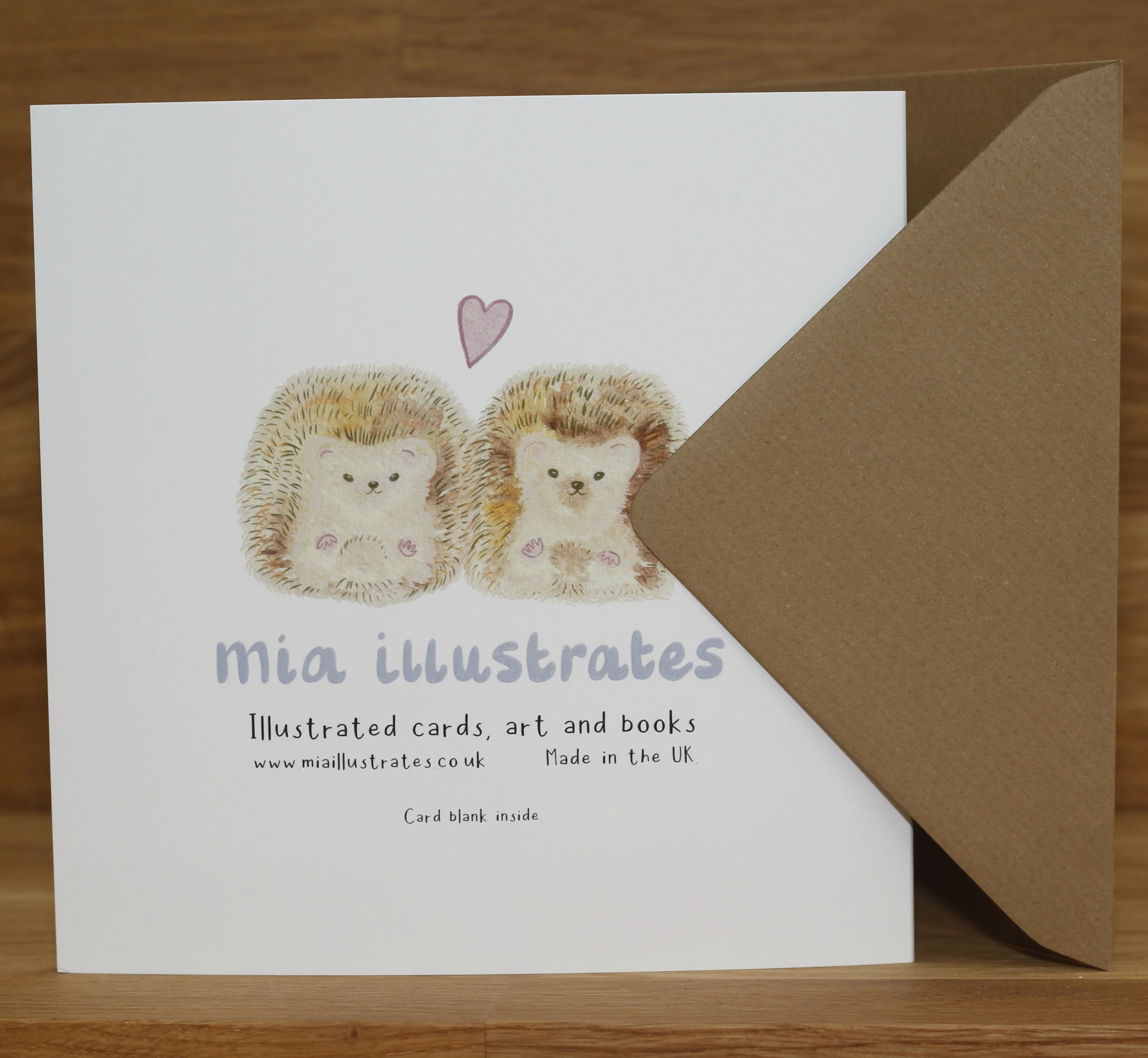Hedgehog Love Greeting Card - Image 2