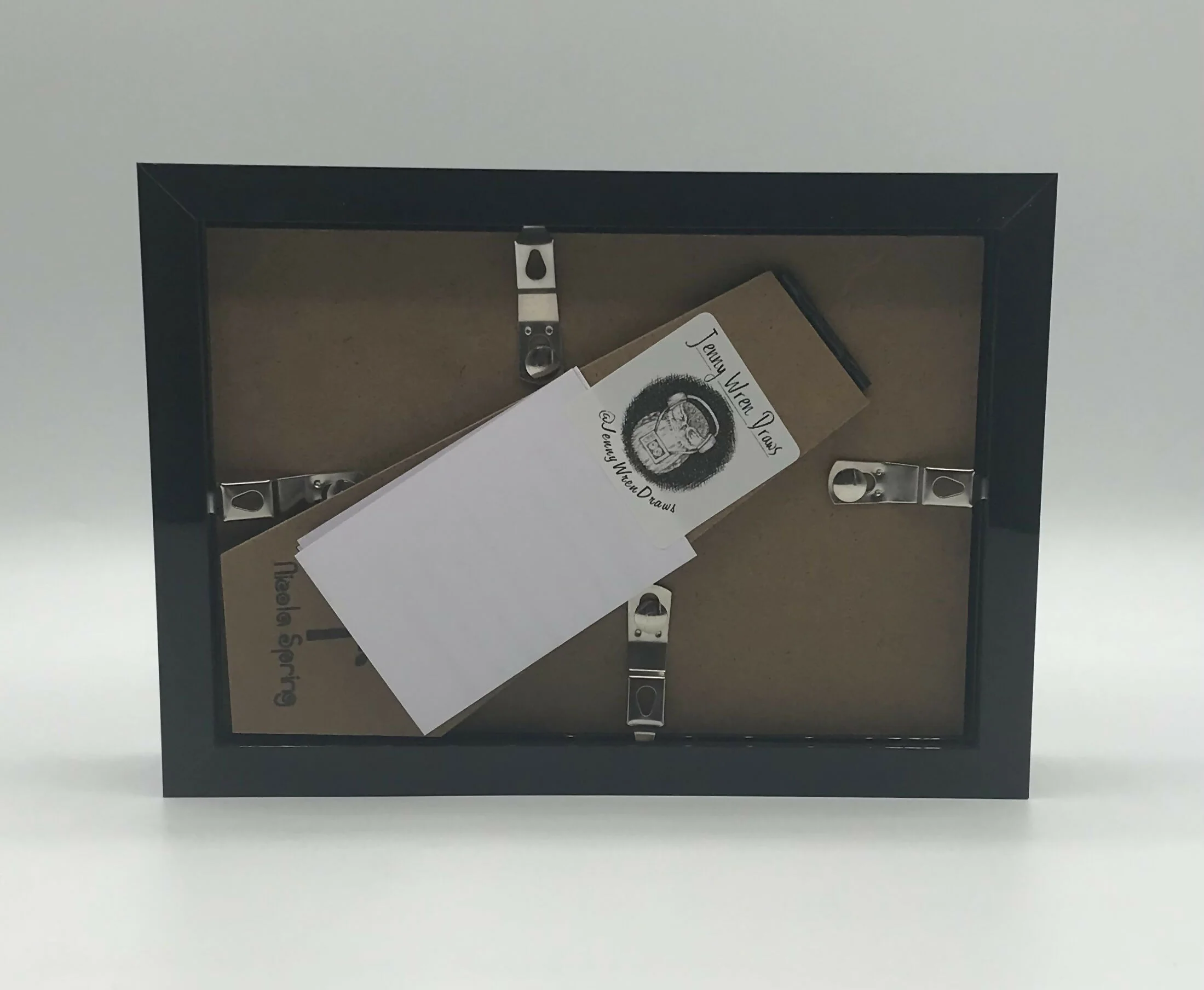 Hello? - Framed Limited Edition Print by Jenny Davies - Image 4