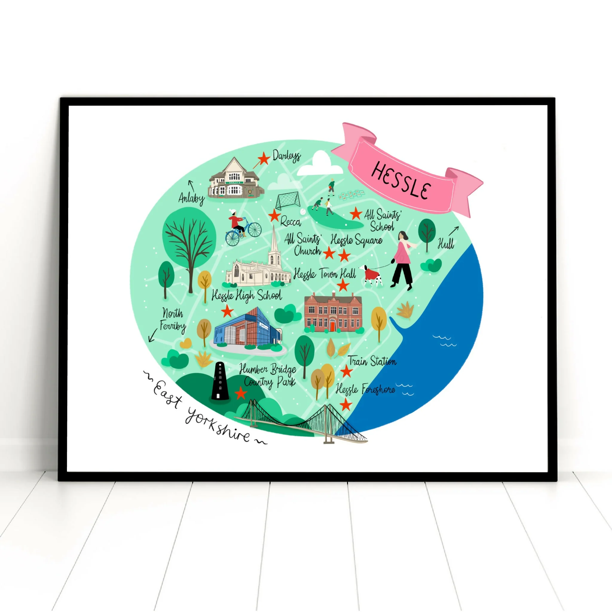 Hessle Art Print