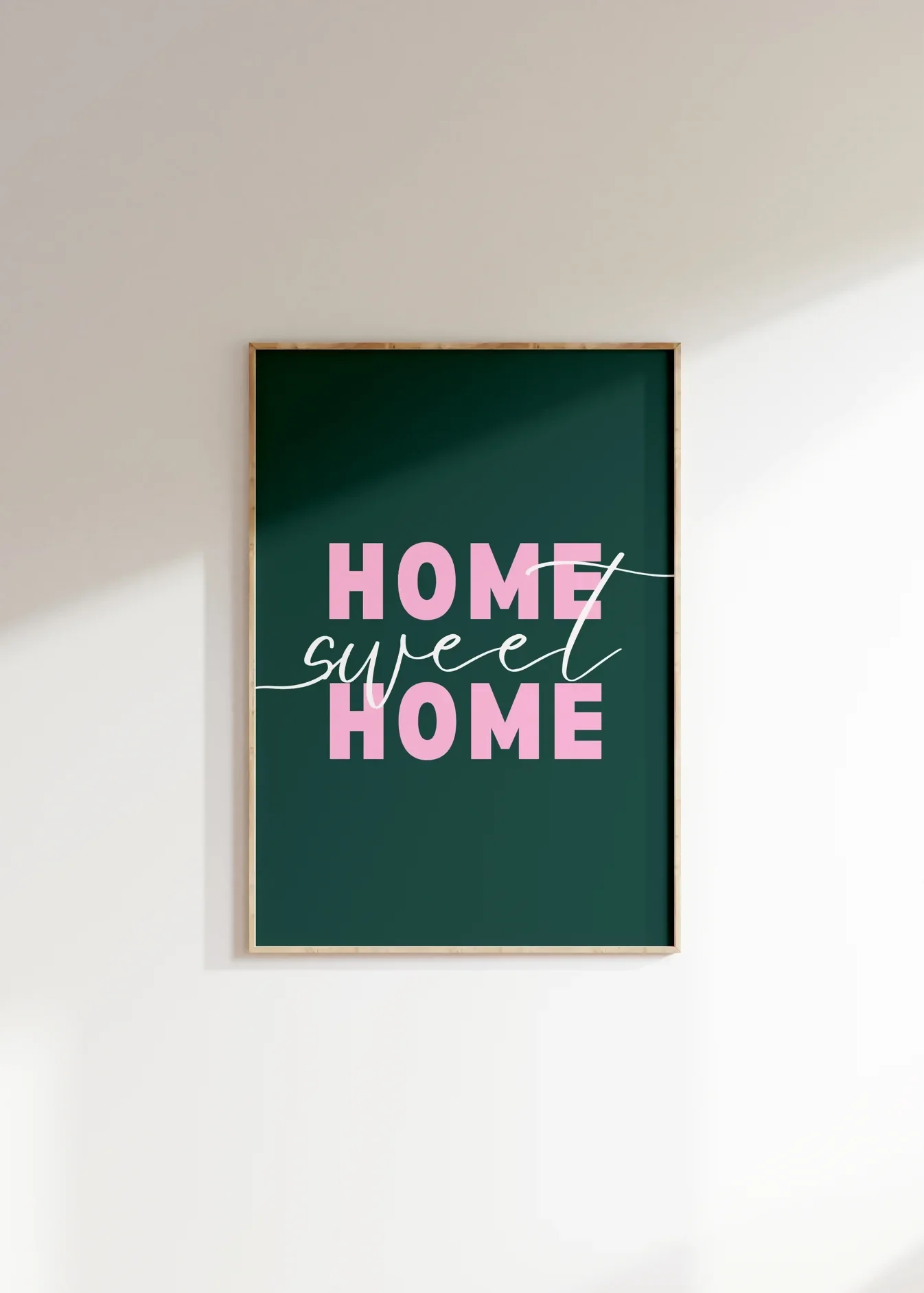 HOME SWEET HOME WALL ART PRINT