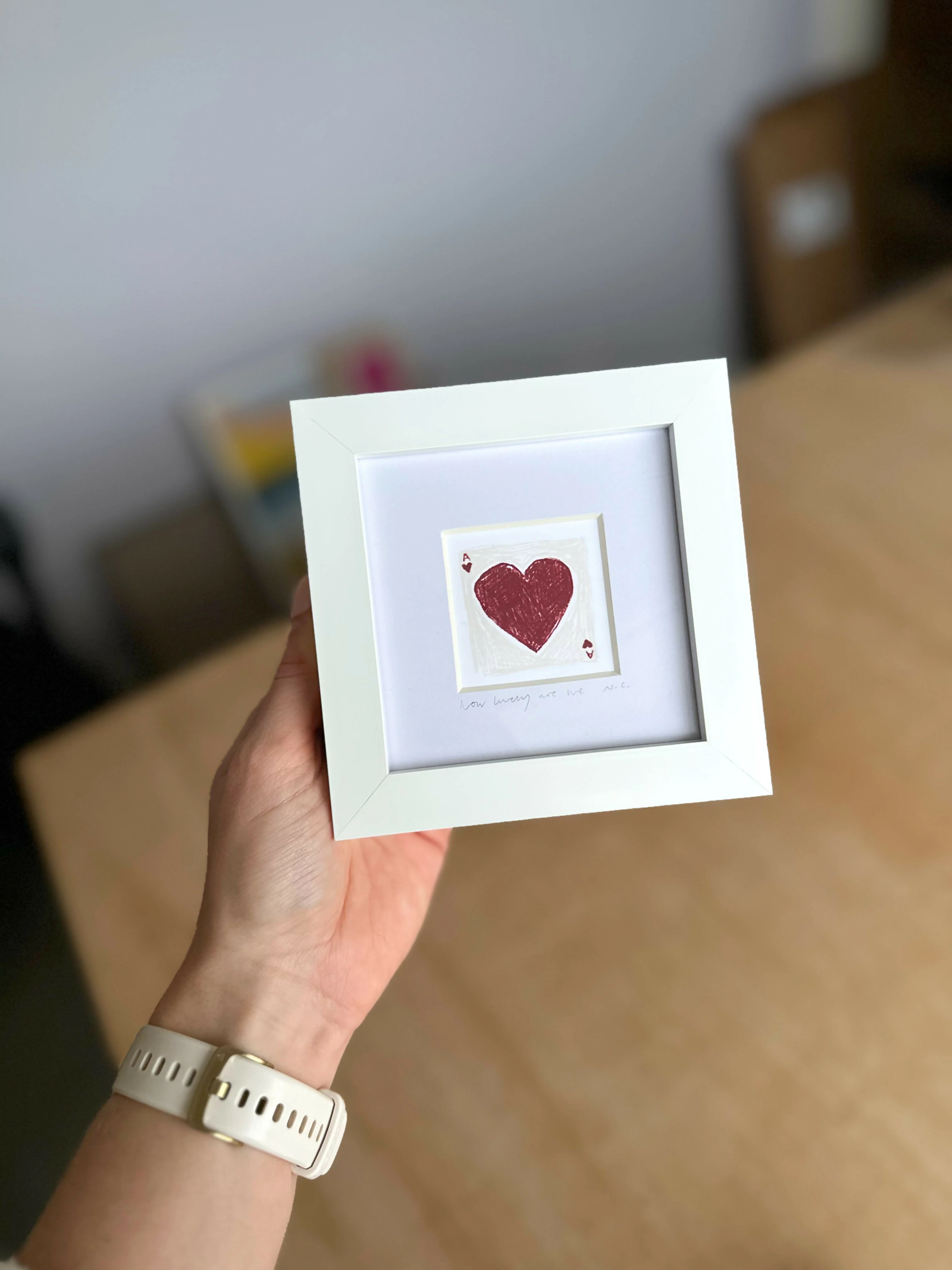 How Lucky Are We Mini Print