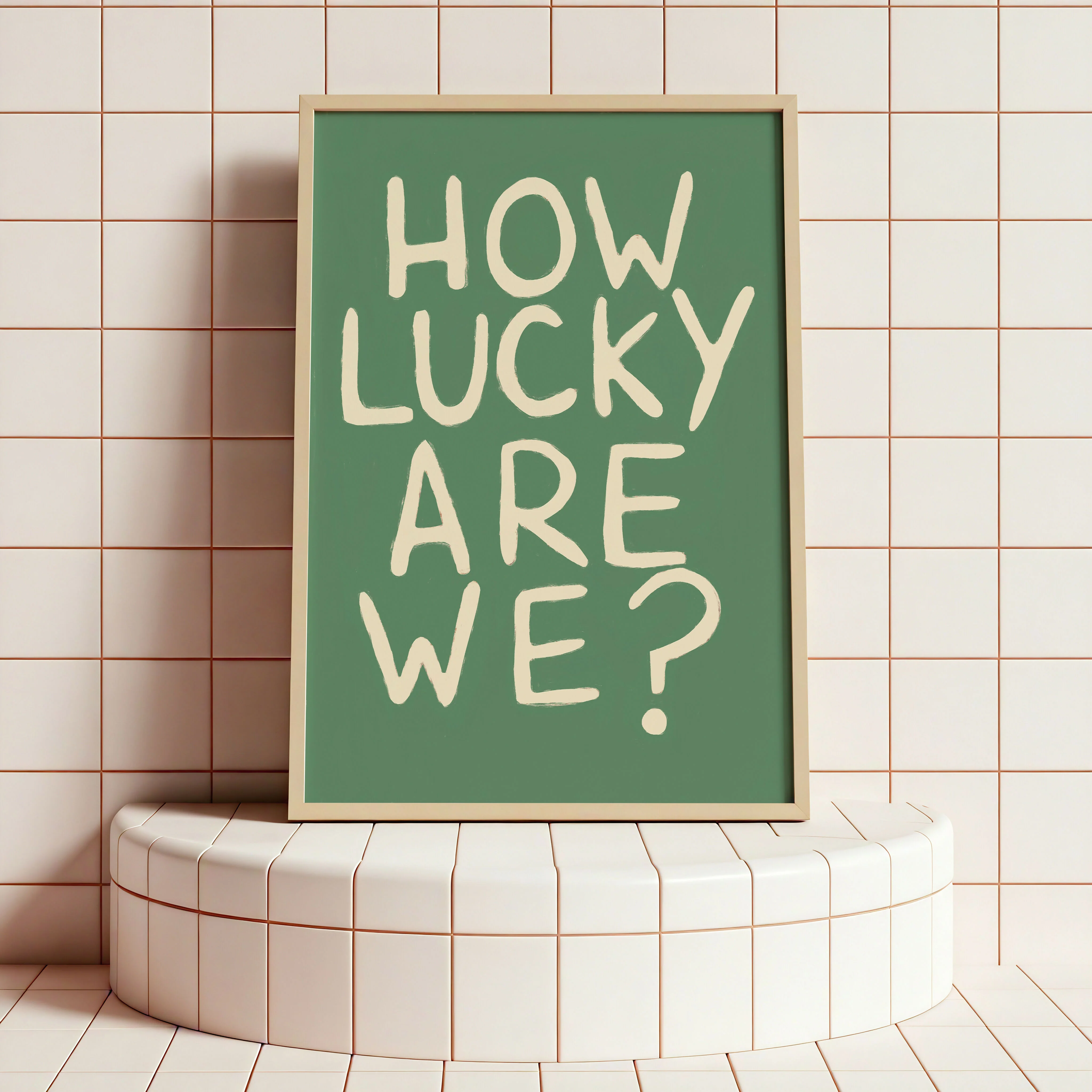 How Lucky Are We Print - Image 3