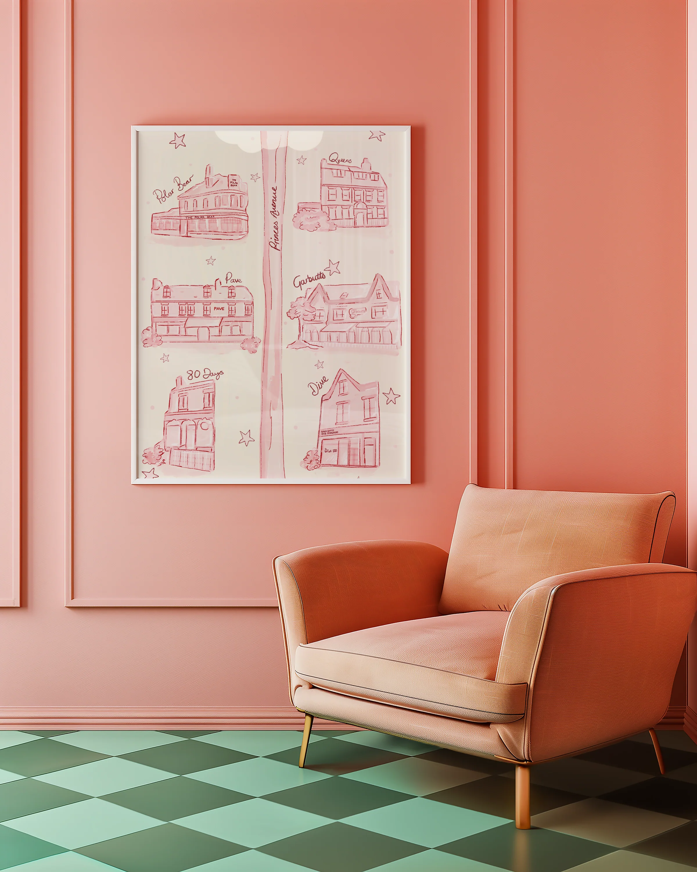 Hu5 Pubs & Bars Print - Image 2