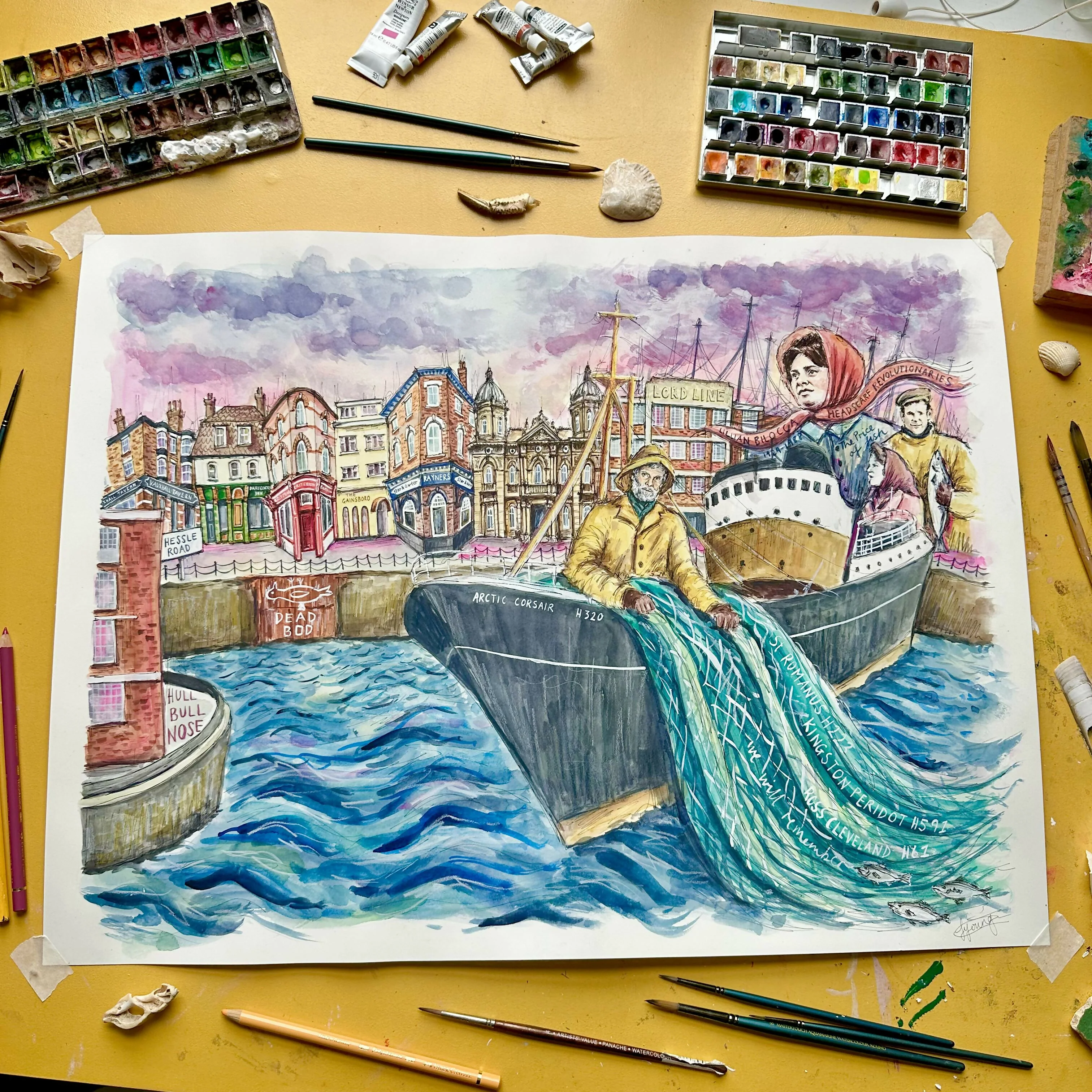 Hull Bygones A3 Unframed