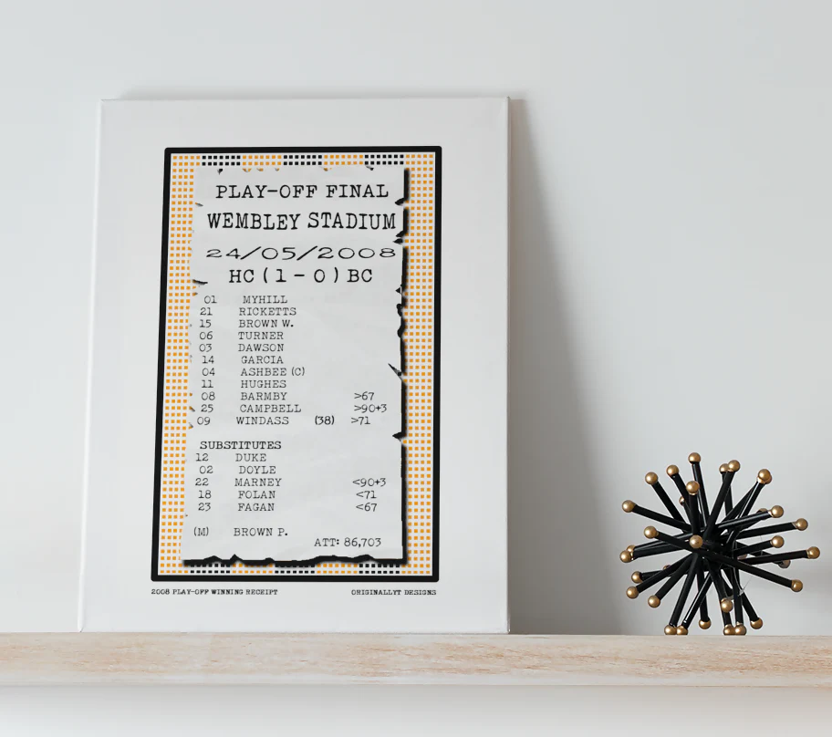Hull City Art Print RECEIPT Design