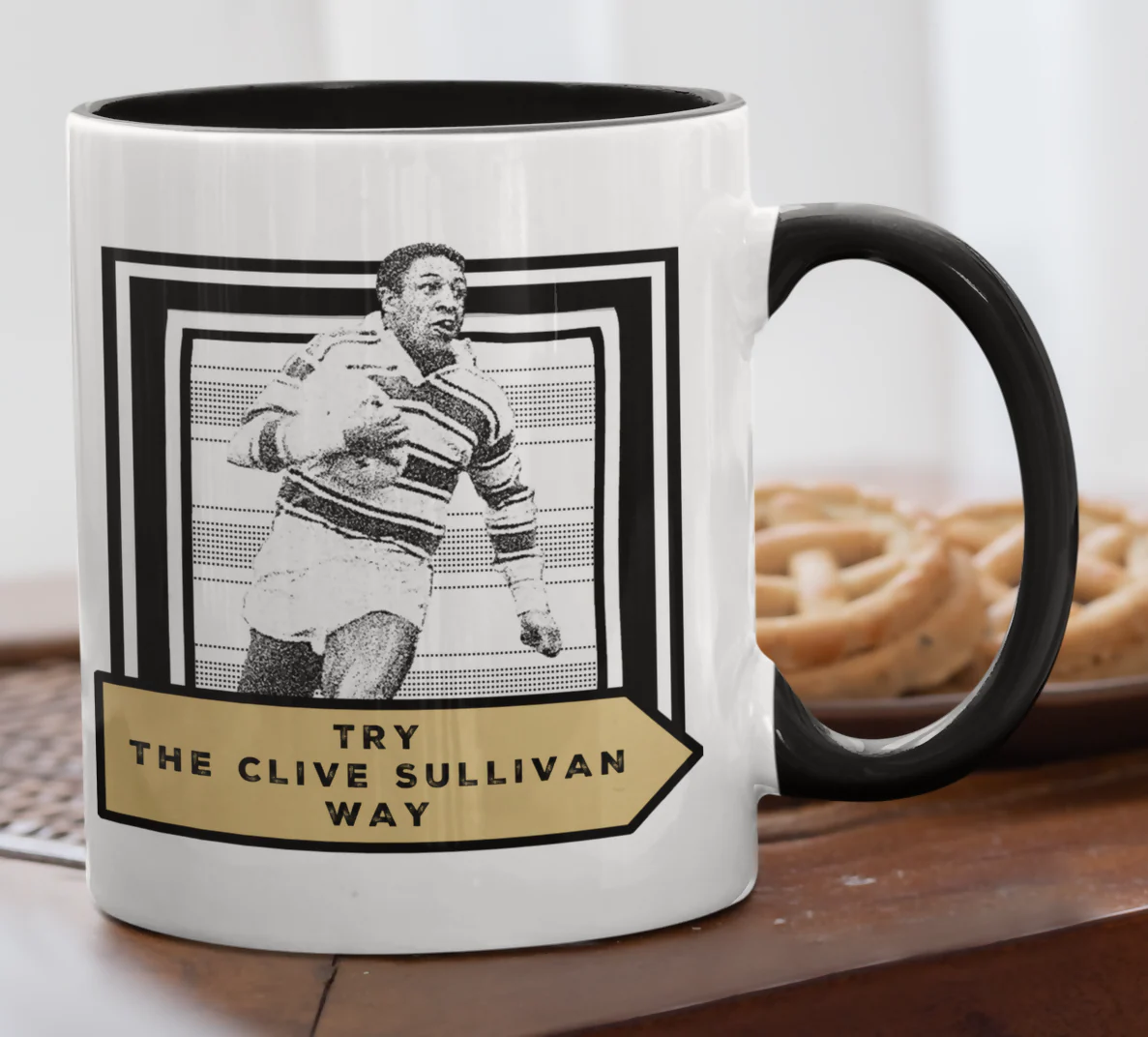 Hull FC Mug TRY THE CLIVE SULLIVAN WAY Design