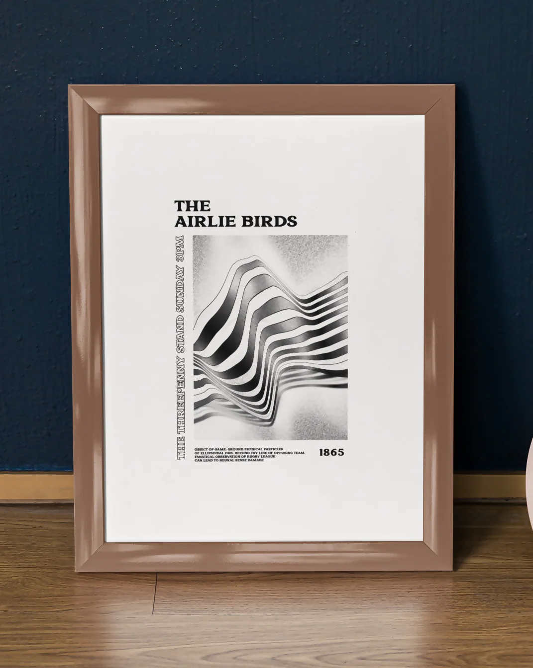 Hull FC Art Print PSYCHEDELIC Design in White - Image 7